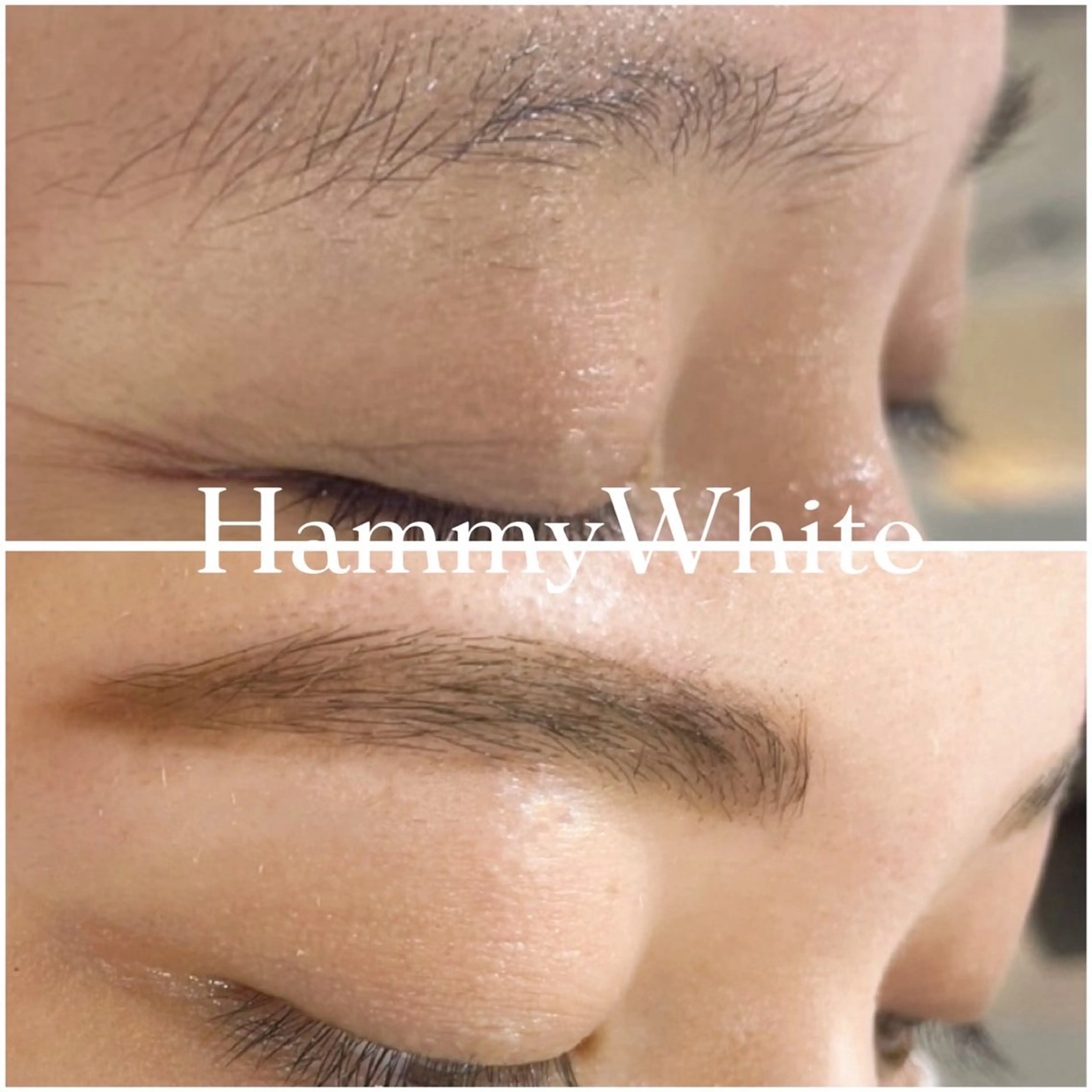 アイブロウ ハリウッドブロウリフト HammyWhite 🍬Renaの眉毛・アイブロウイメージ