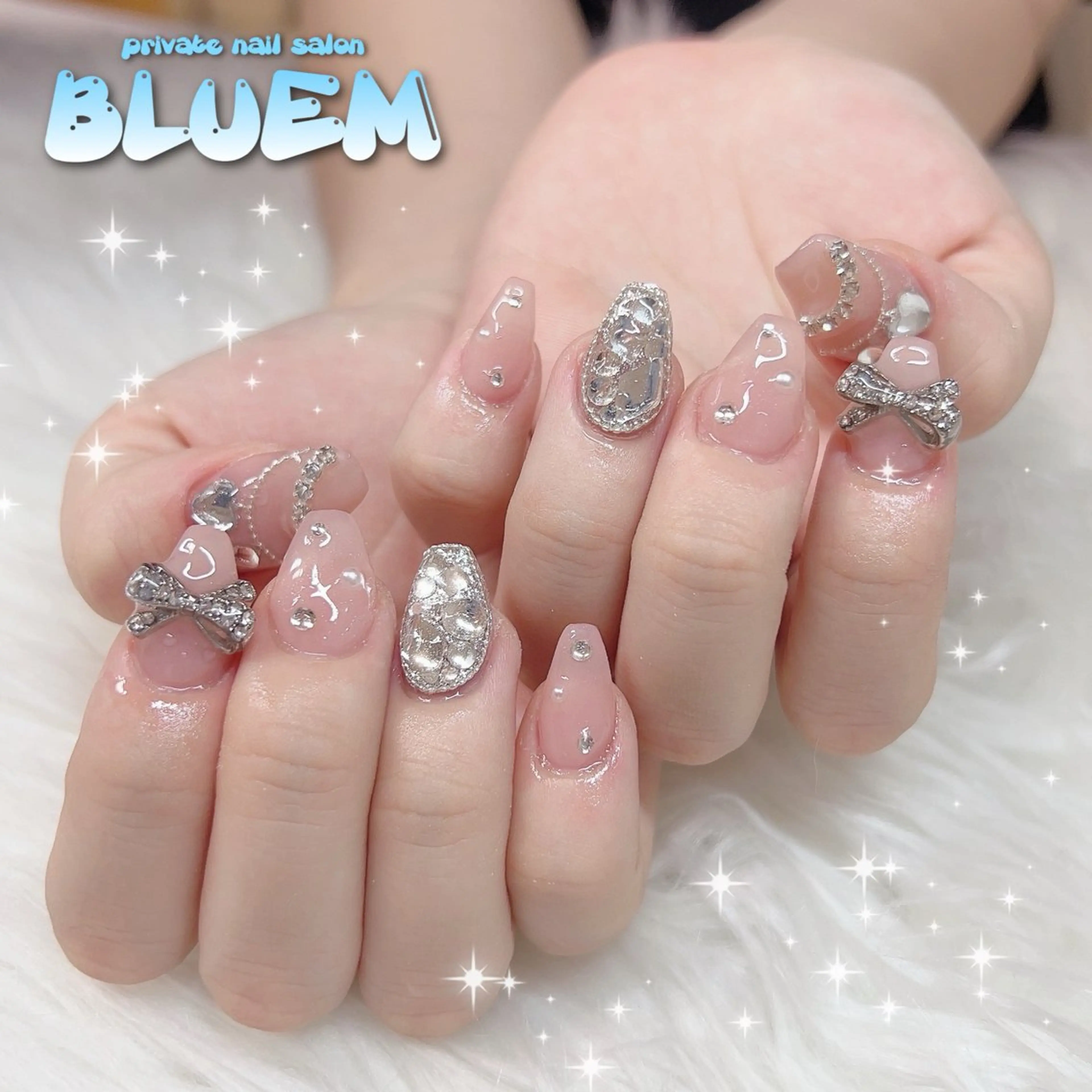 ネイル ハンドネイル BLUEM なな🐶のネイルデザイン