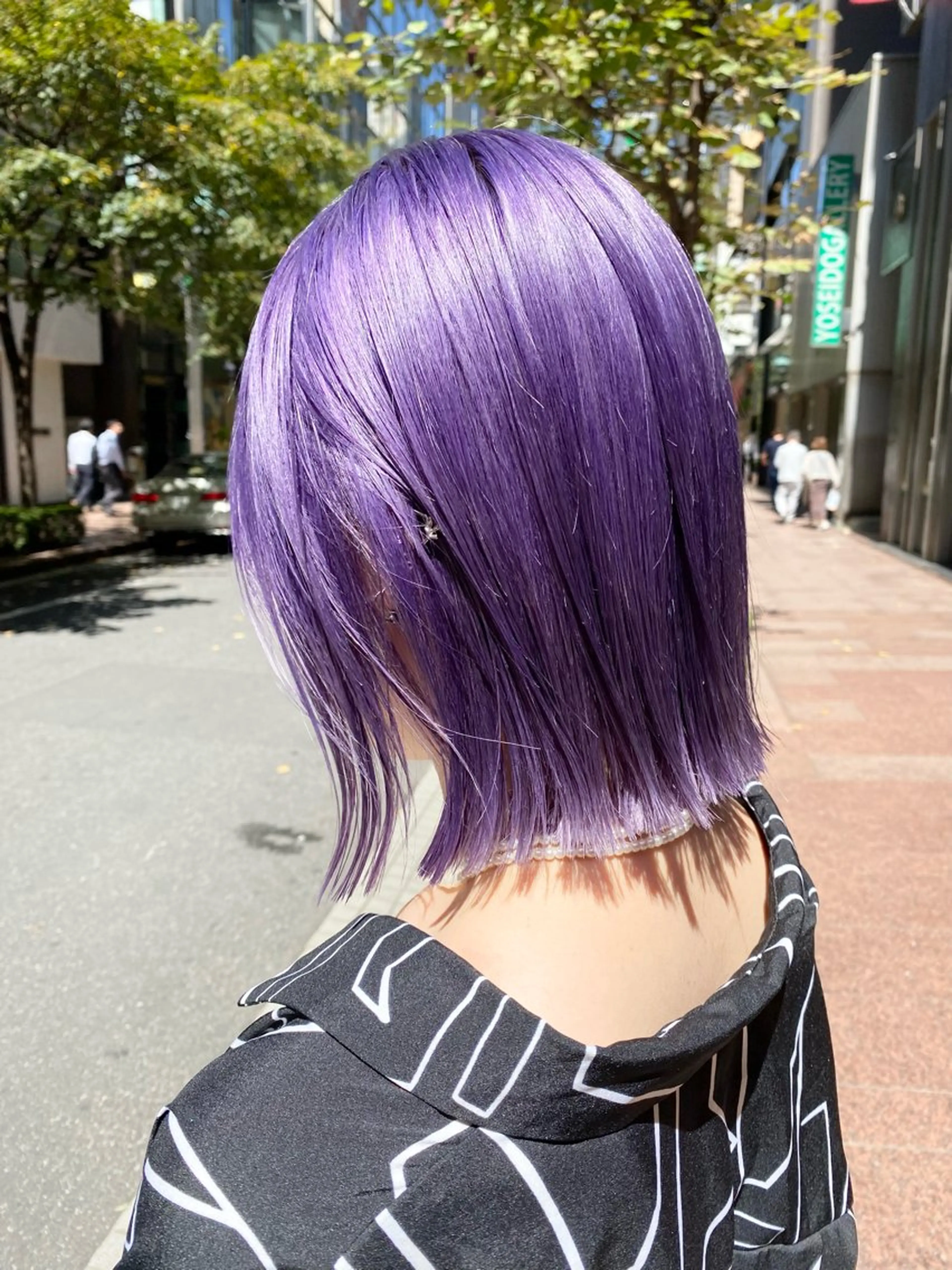 セミロング ヘアカラー 艶カラーリスト 🌈銀座🌈牛込萌香のヘアスタイル
