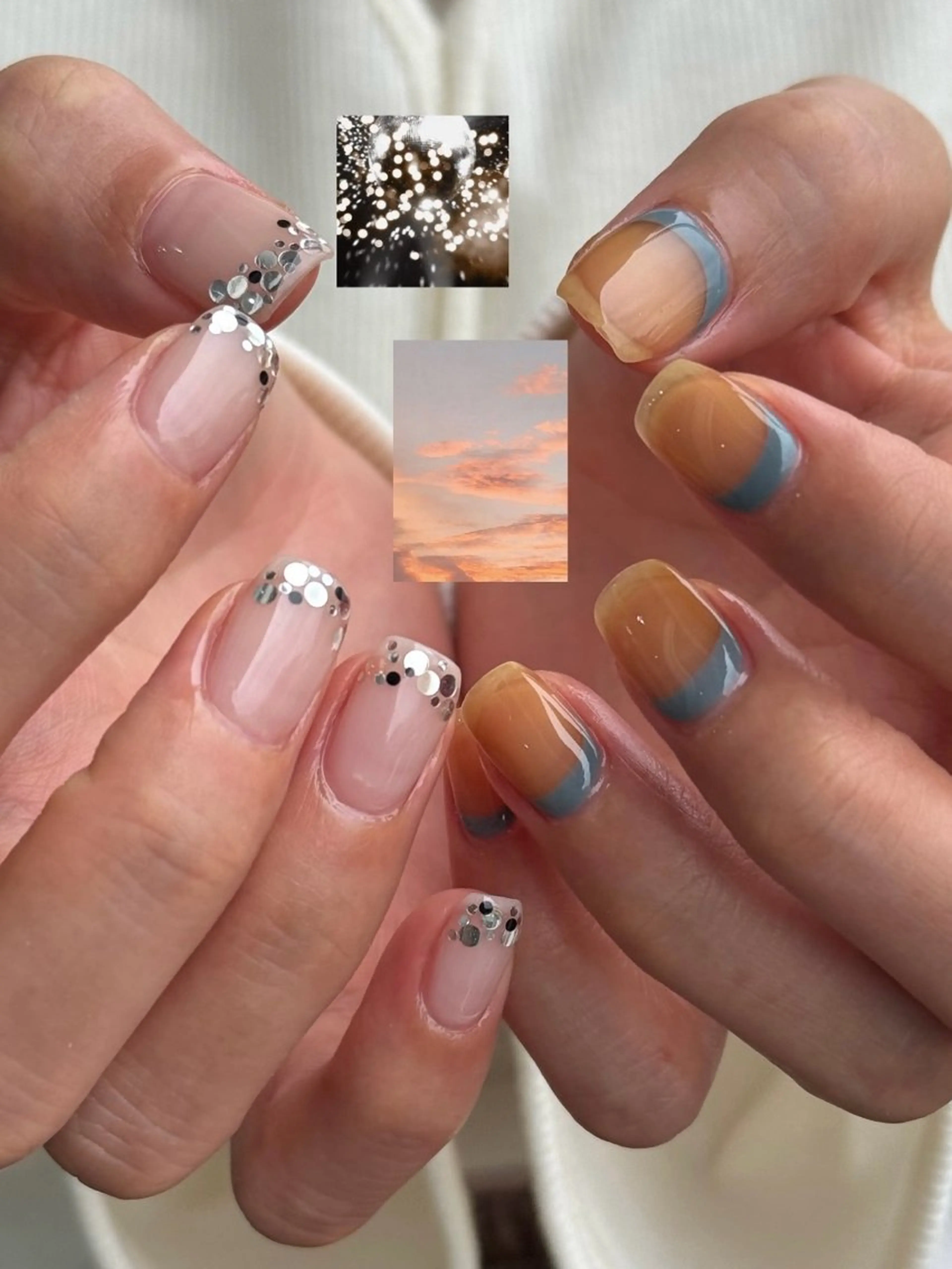 ネイル ニュアンスネイル オフィスネイル シンプルネイル nail atelier 泡沫 utakata所属・ナカジマミナミ ネイリストのネイルデザイン