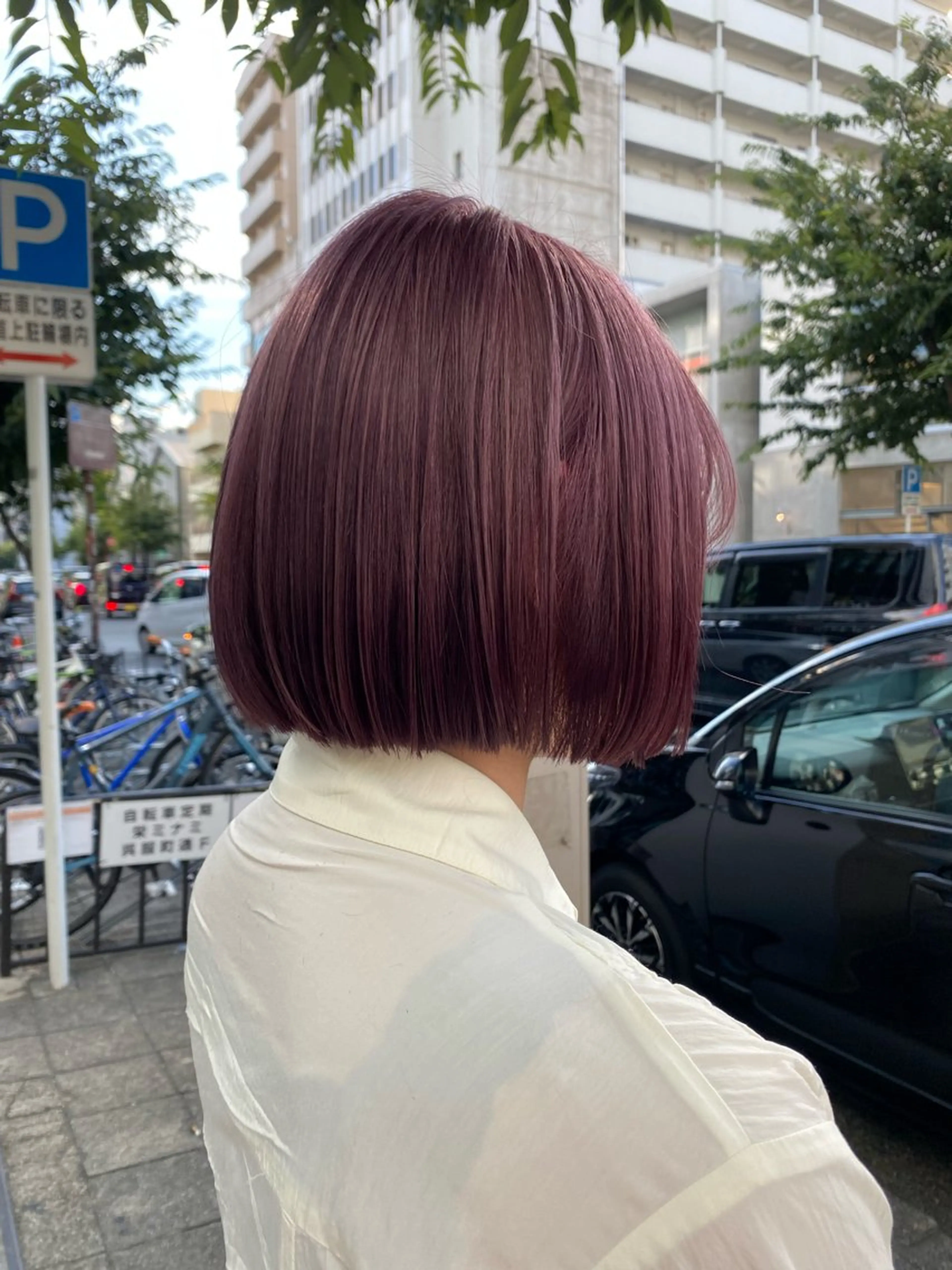 ショート ヘアカラー トリートメント sea's所属・平果帆/レイヤー /矢場町/ブリーチのヘアスタイル