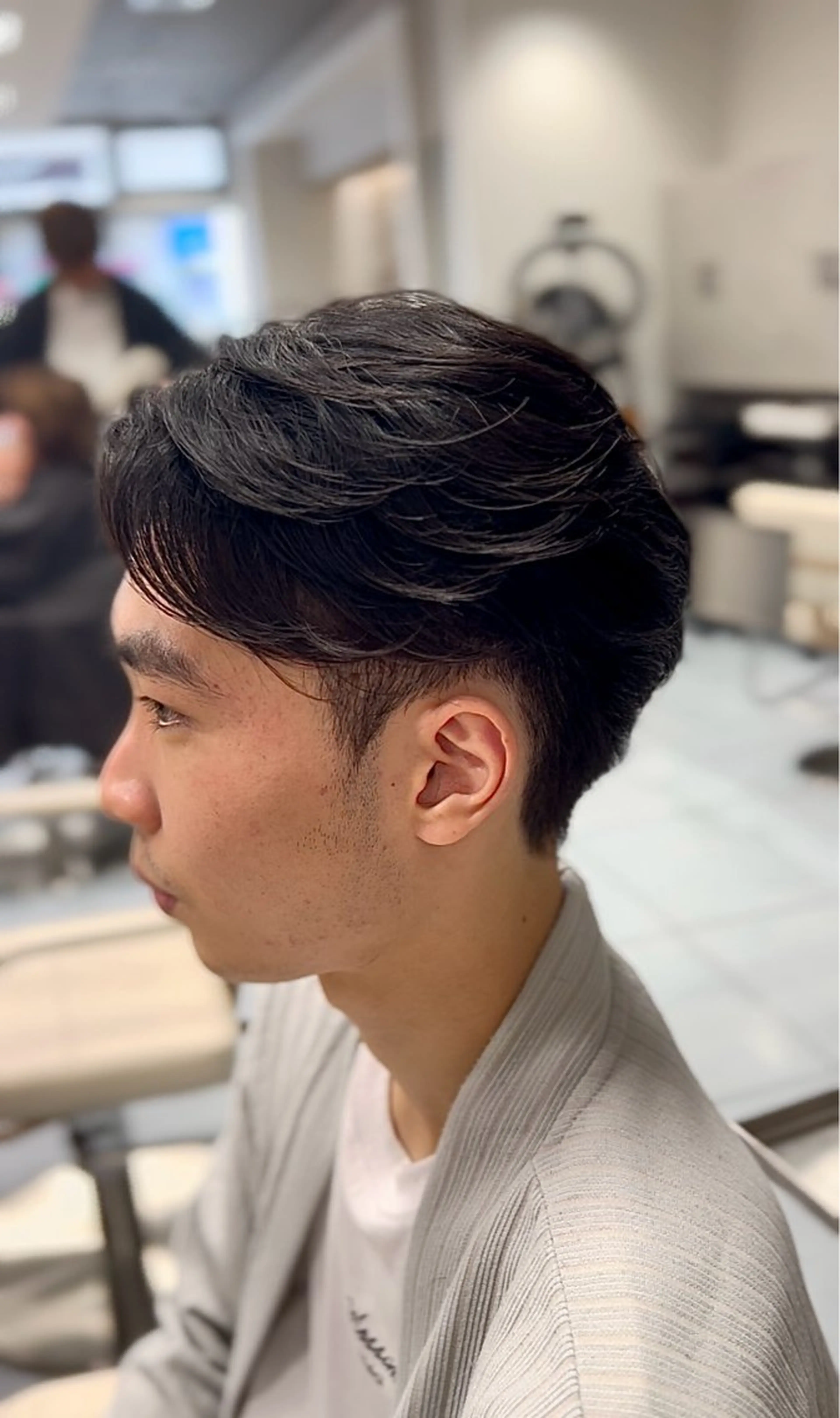 ショート パーマ メンズ メンズパーマ くせ毛 縮毛矯正 ニュアンスパーマ 縮毛矯正 🔮メンズ縮毛矯正 毛流れパーマ💎竹永のヘアスタイル