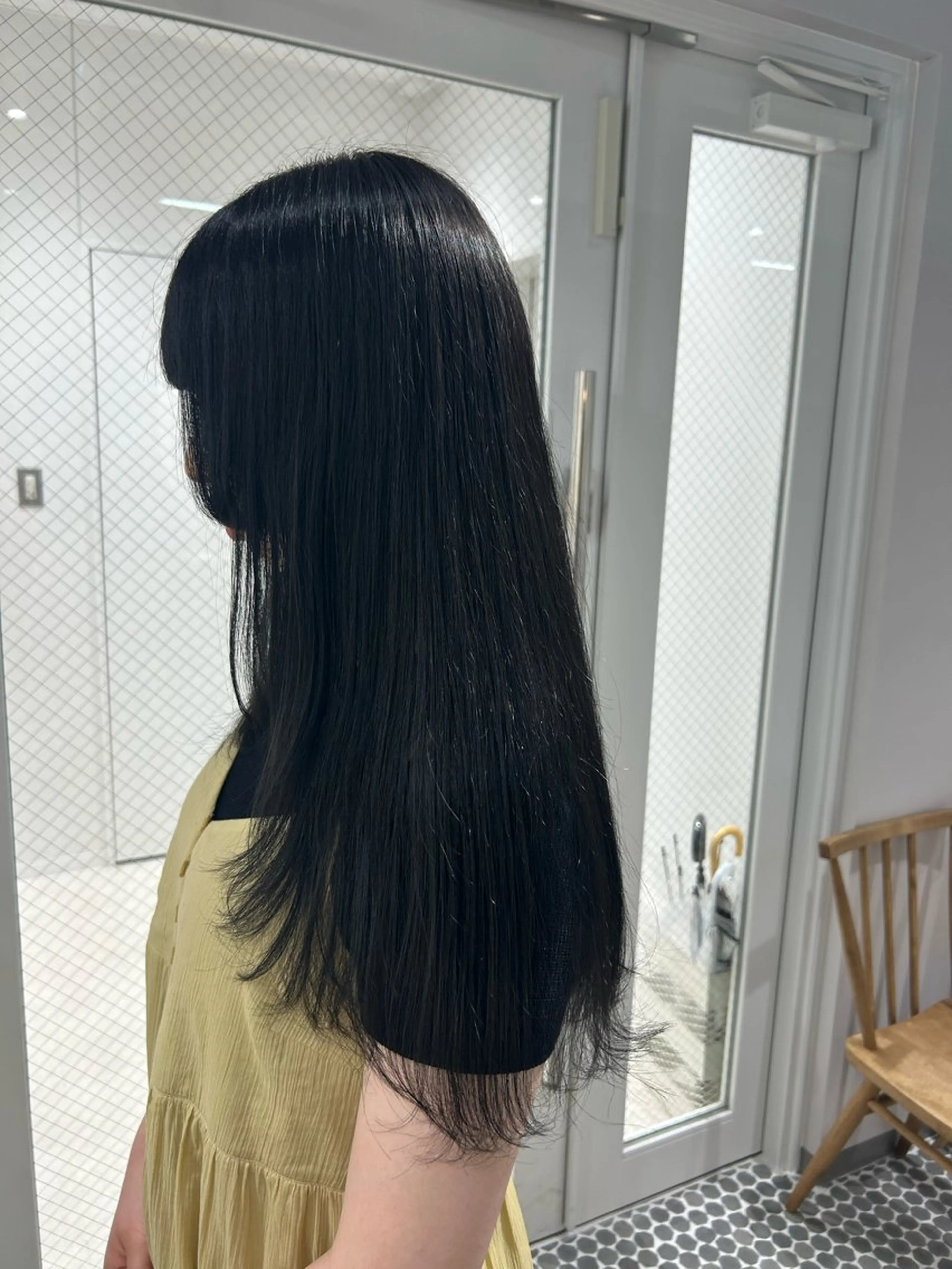 ロング カラー カット ヘアカラー ヘッドスパ SALOWIN栄 三丁目 木戸里実のヘアスタイル