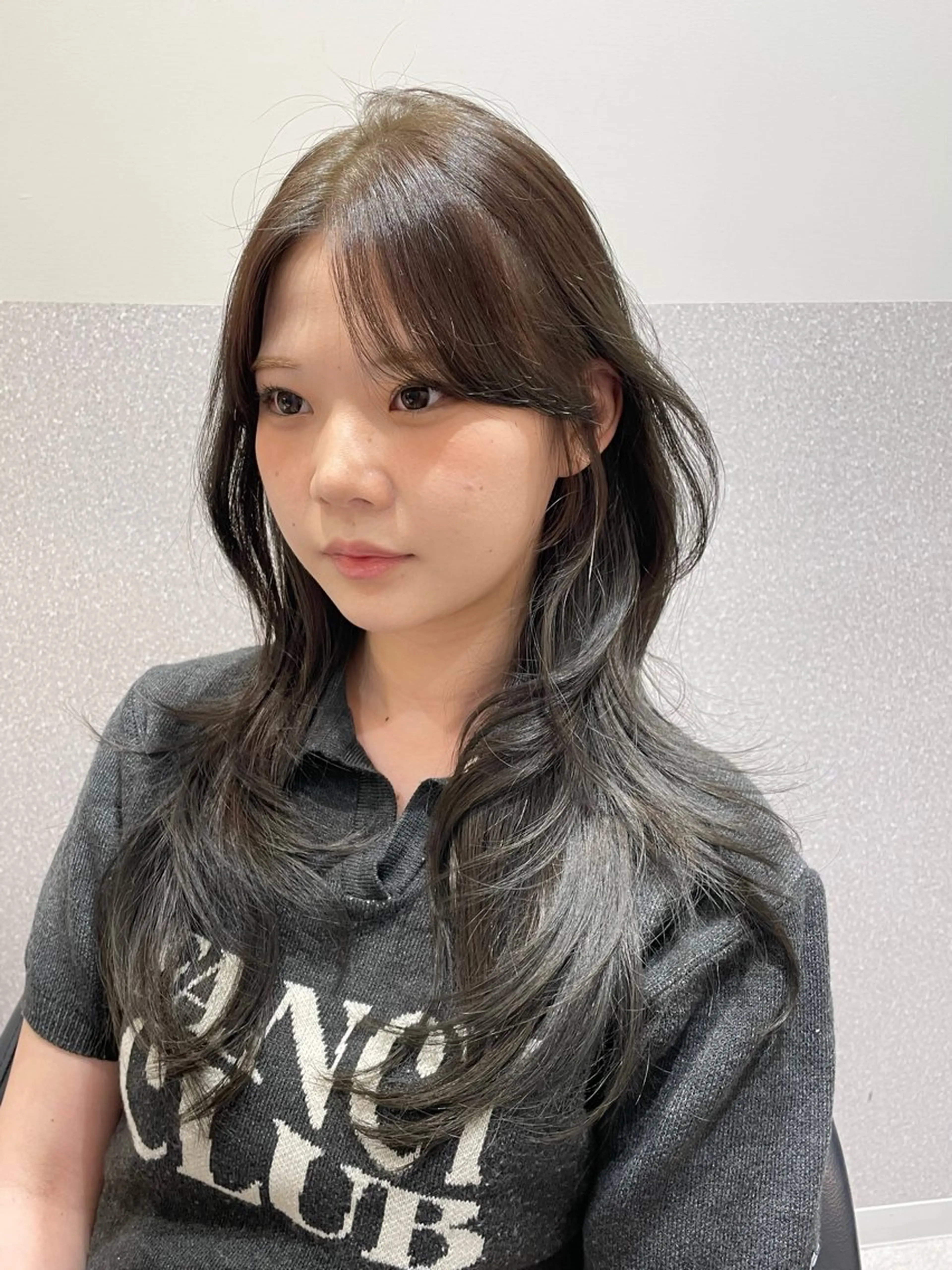 ロング ハッシュカット 姫カット 韓国風ヘア レイヤーカット カット ヘアカラー トリートメント ❤︎︎韓国ヘア❤︎︎ 𝑺𝒉𝒊𝒉𝒐のヘアスタイル