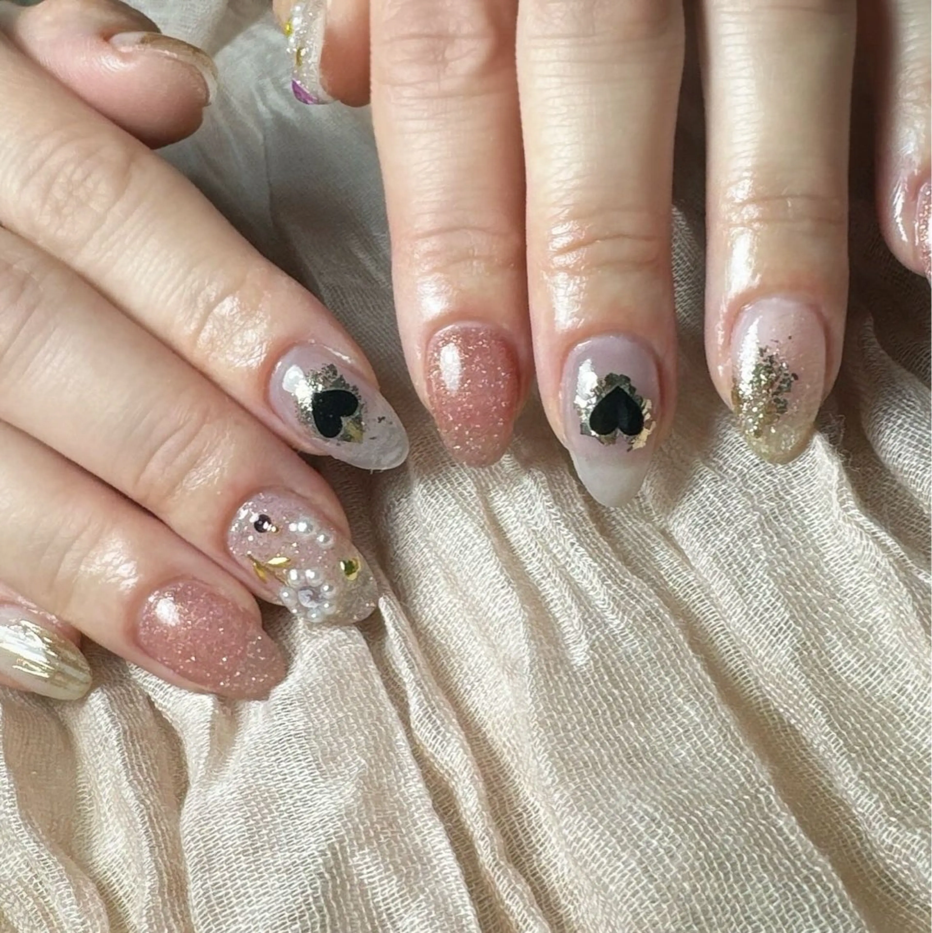ネイル バレンタイン ハンドネイル offNails Ogura.kのネイルデザイン