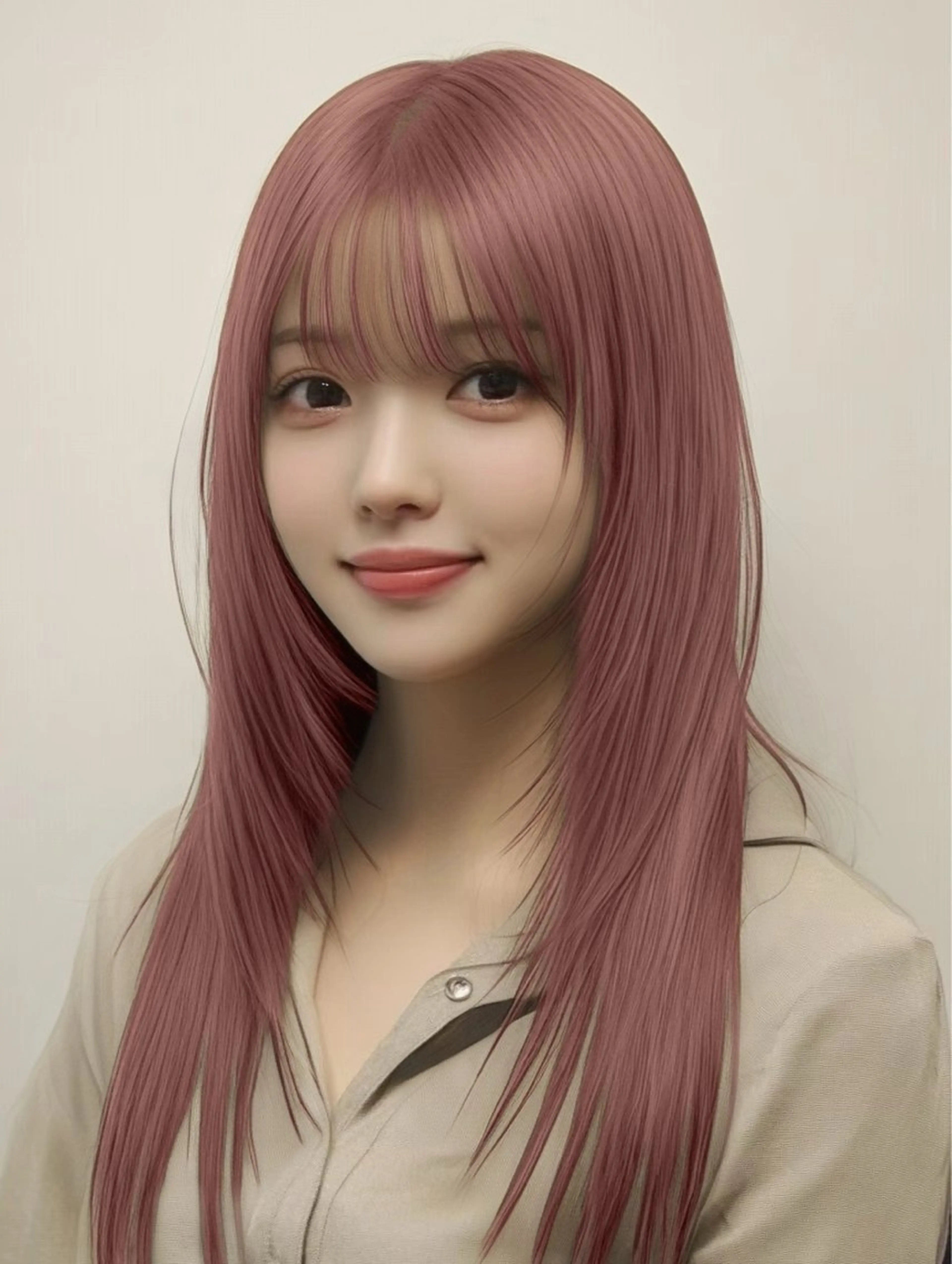 ロング ヘアカラー トリートメント GiseL 梅田【ジゼル】所属・透明感カラー × ハイトーン さきのヘアスタイル