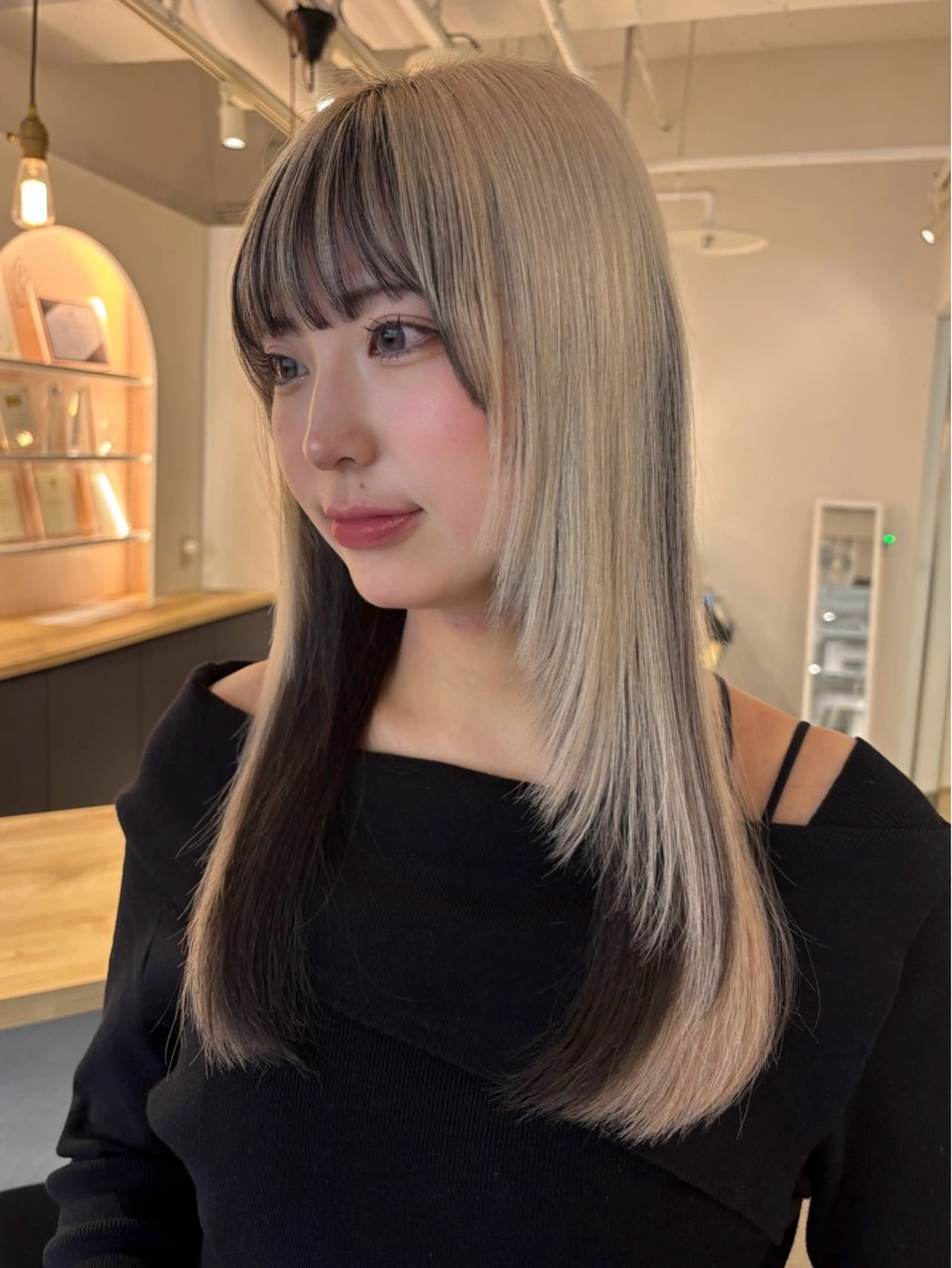 ロング ロングレイヤー レイヤーカット ロング 札幌美容師♡西塔 瑠音🎀のヘアスタイル