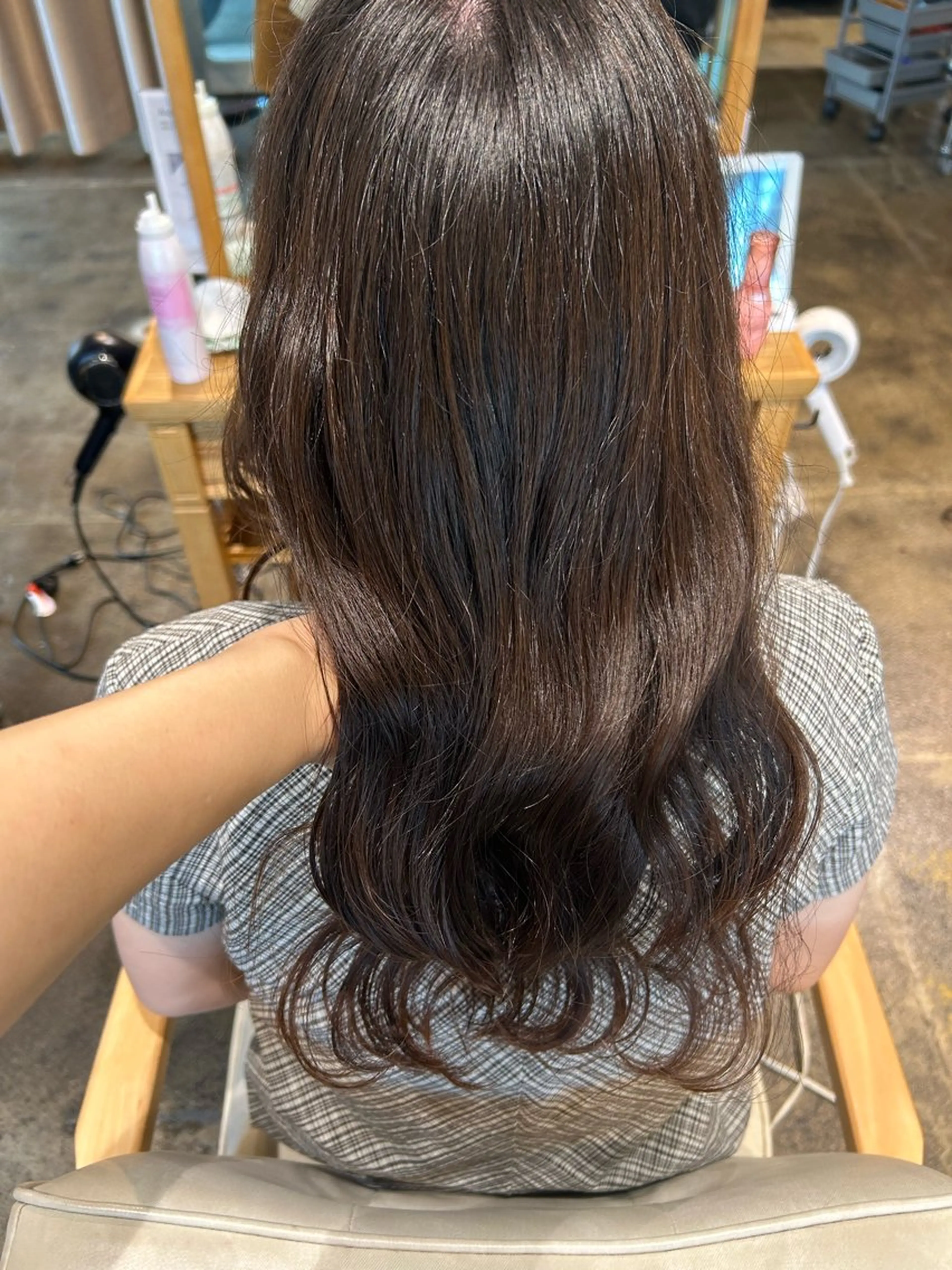 ロング パーマ 透明感カラー 暖色shihoのヘアスタイル