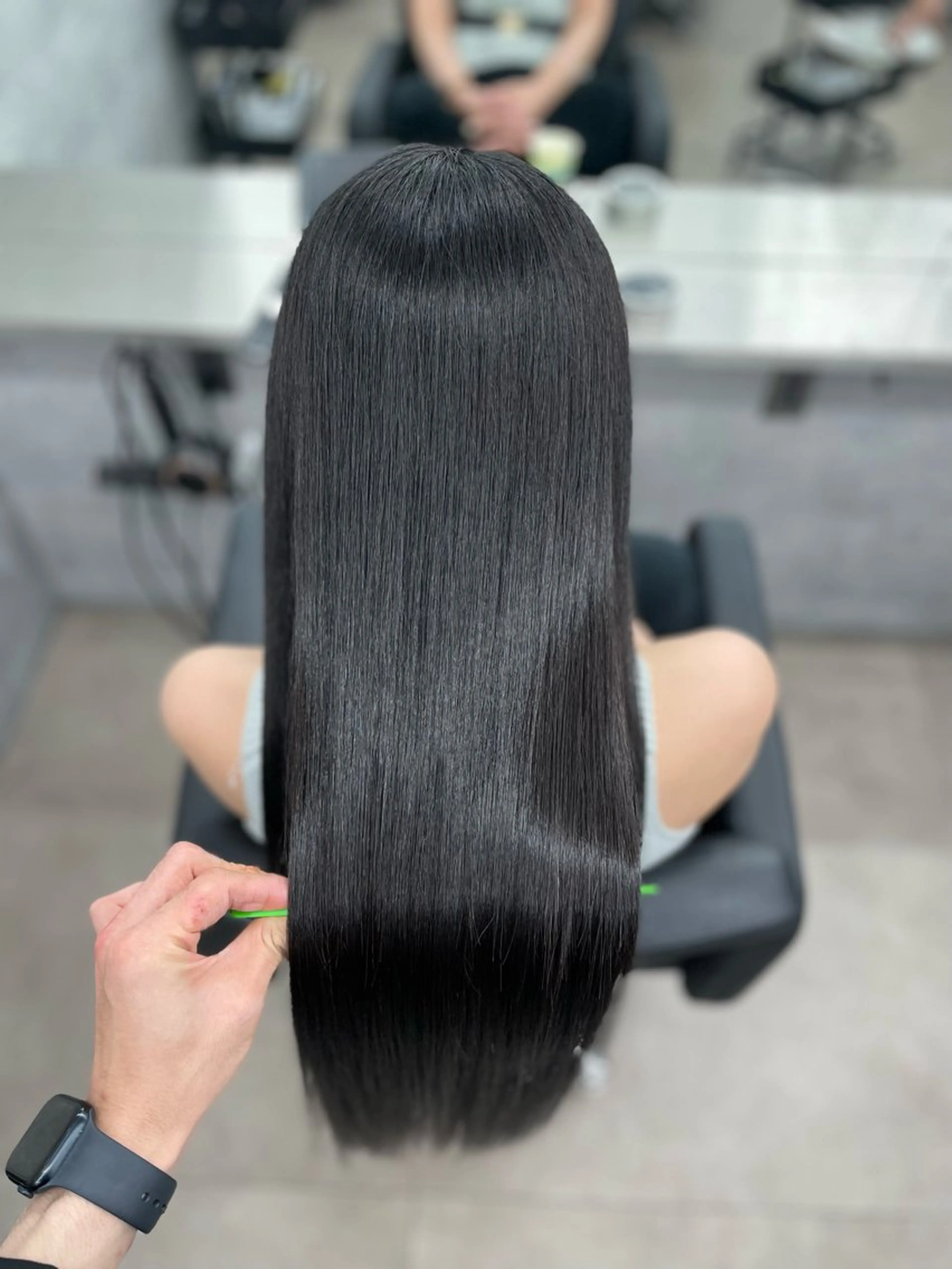 ロング カット ヘアカラー トリートメント 🦄髪質改善トリー トメント🦄イリスのヘアスタイル