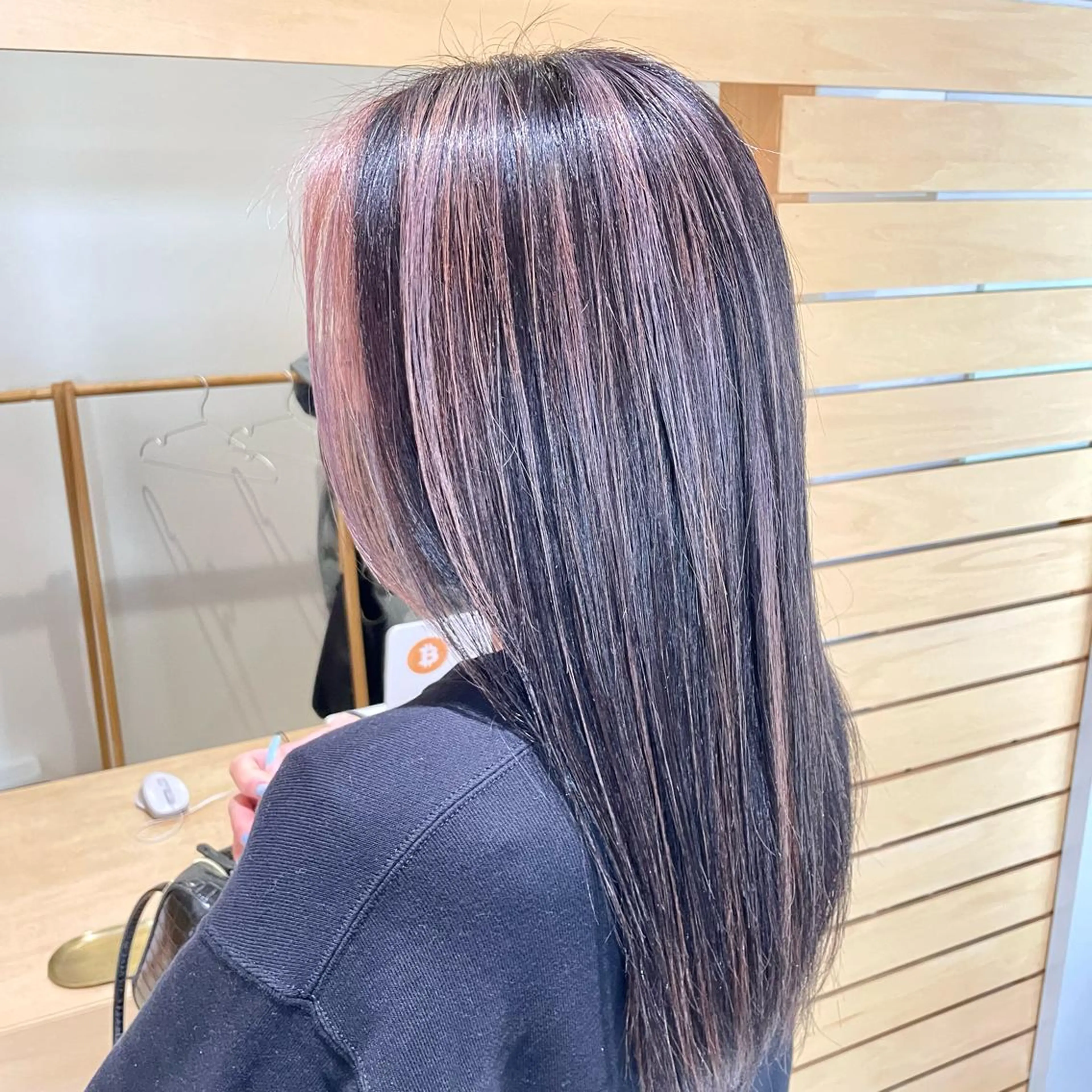 ロング カラー ブリーチ ヘアカラー トリートメント RUBEUS【ルベウス】所属・✨艶々カラー🎨 杉本賢人のヘアスタイル