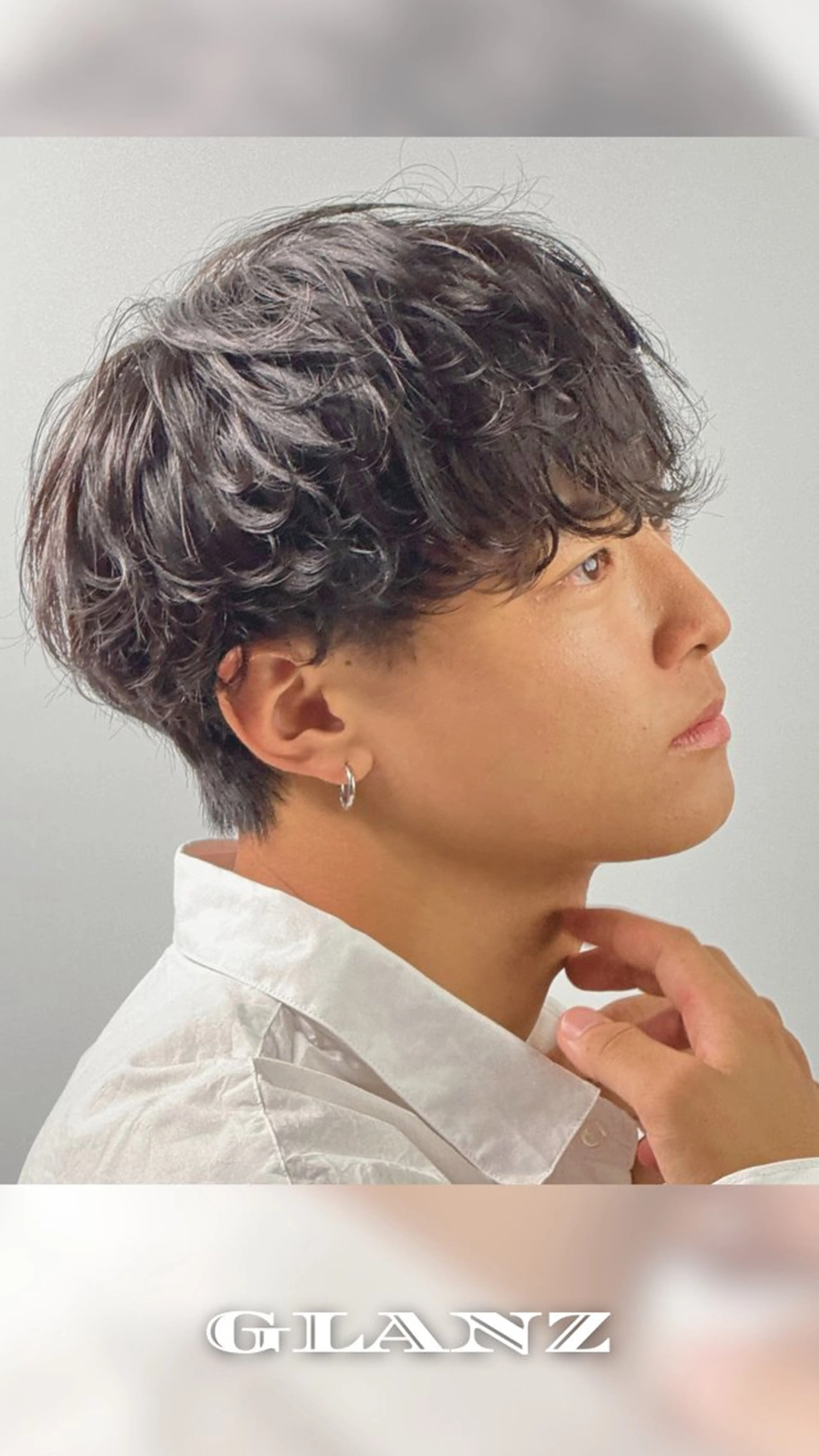メンズ カット パーマ GLANZ/メンズ カットモデル予約用のヘアスタイル