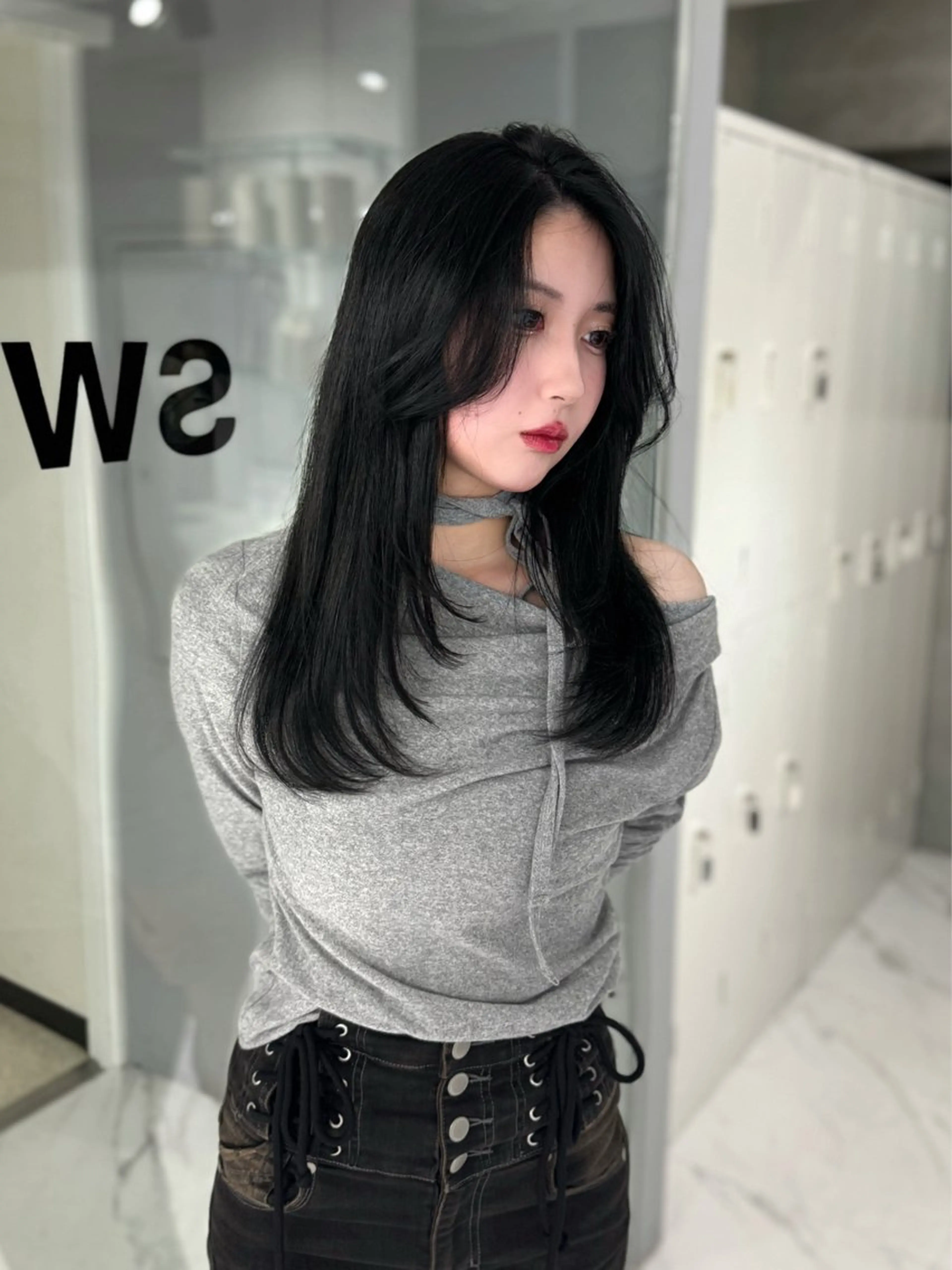 ロング レイヤーカット カット トリートメント karina🌿レイ ヤーカット/髪質改善のヘアスタイル