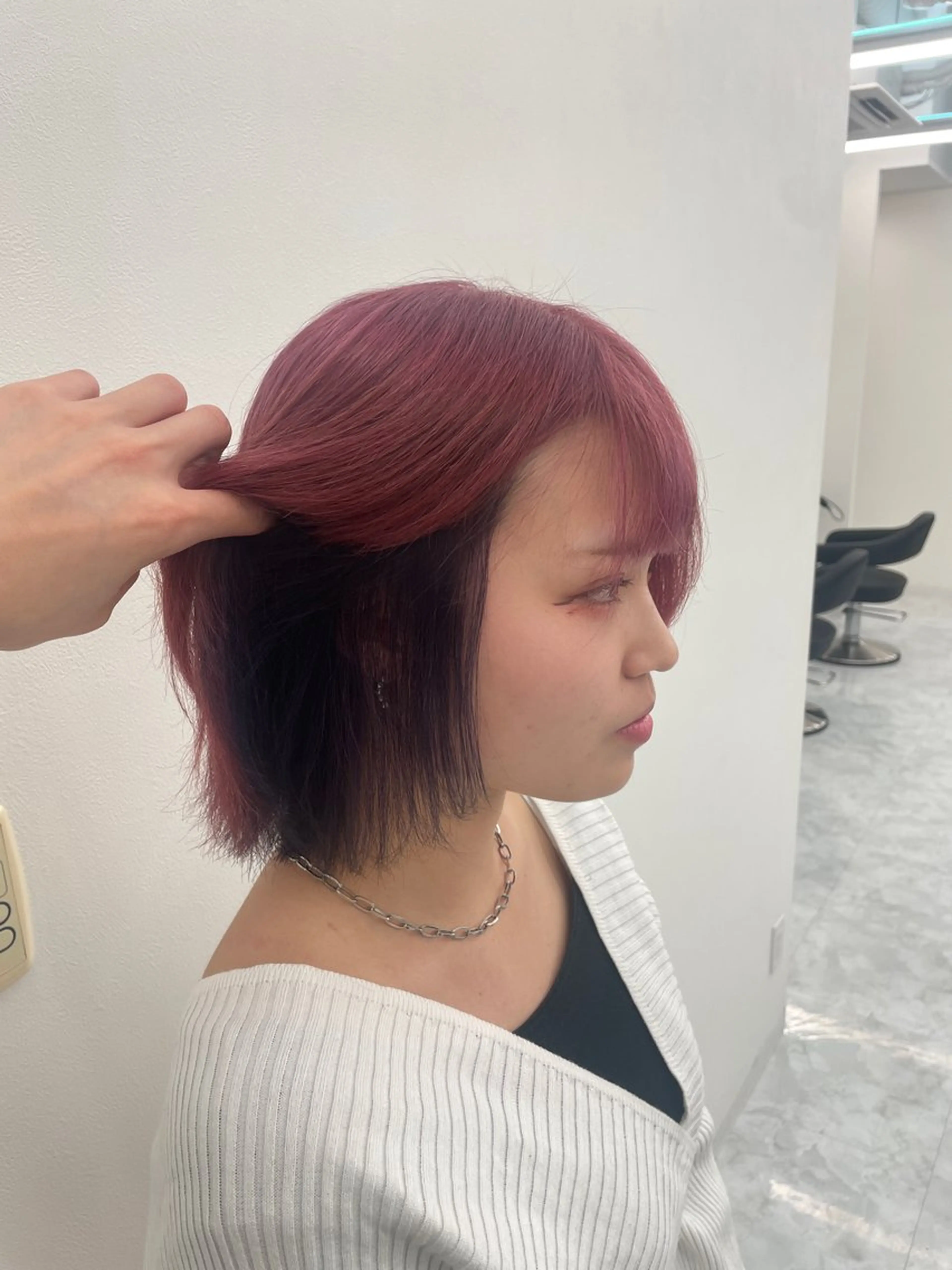 ロング ヘアカラー 大人上品🤍明るめ ベージュ🤍REOのヘアスタイル
