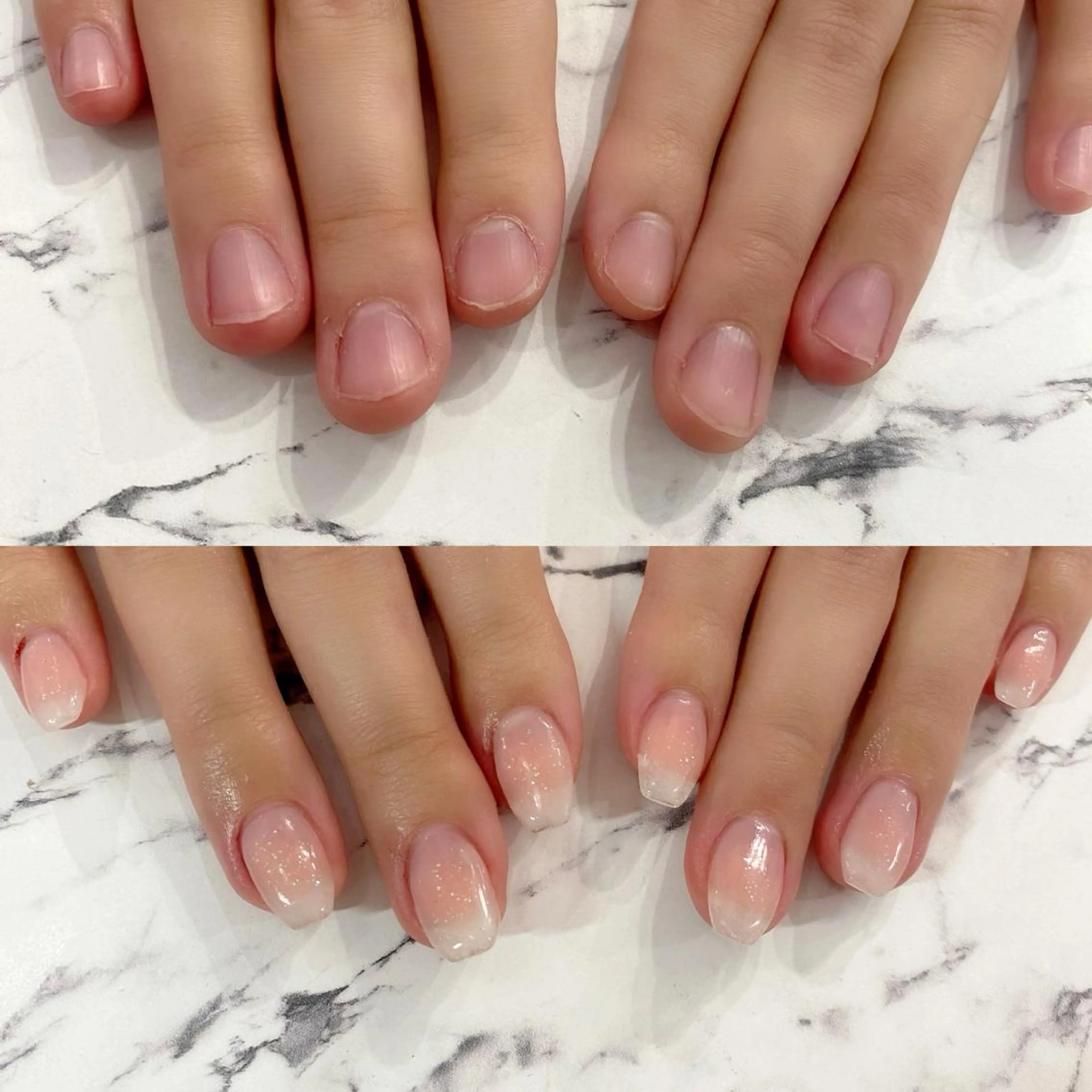 ネイル アートネイル チークネイル クリアネイル ハート スカルプネイル Salon Ｋのネイルデザイン