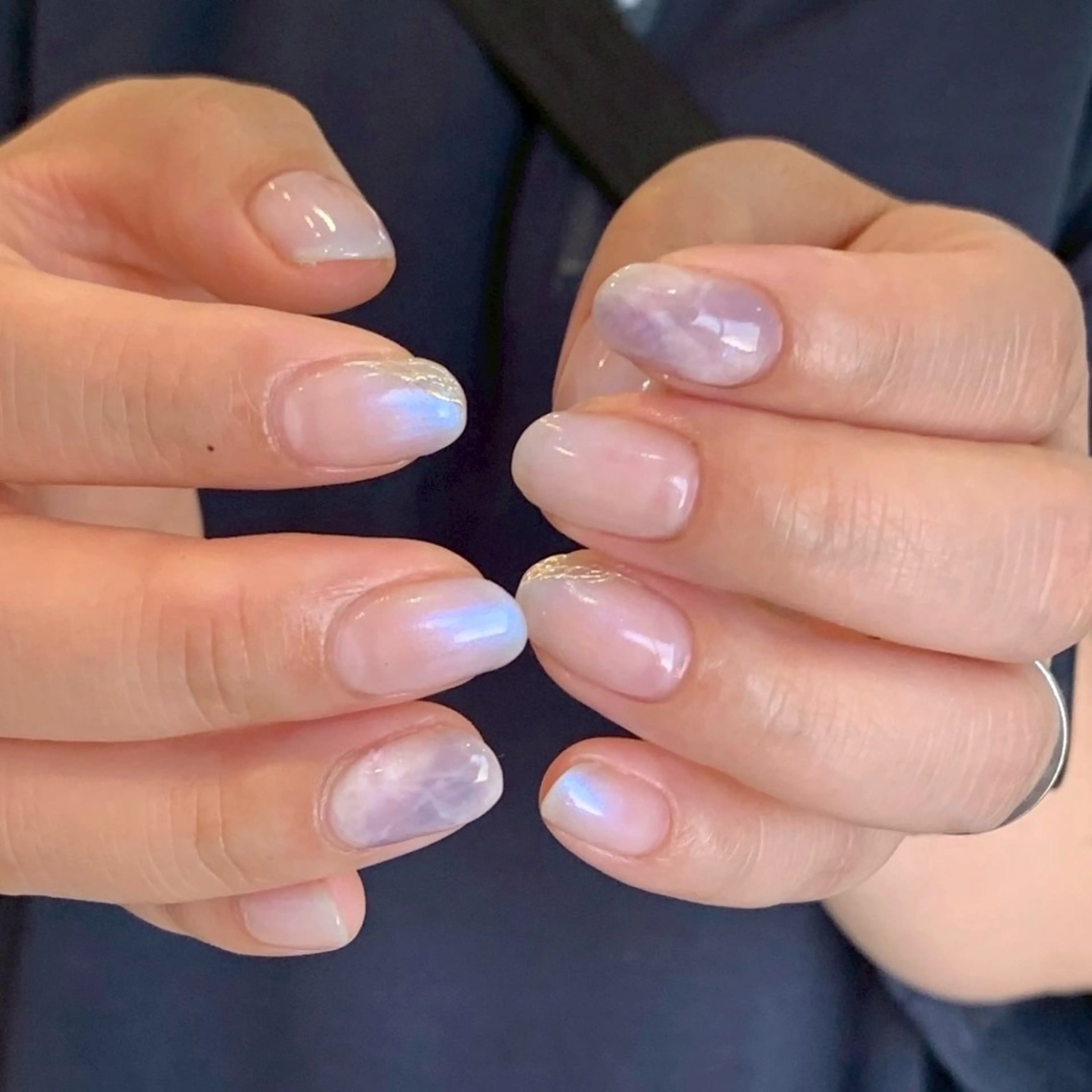 ネイル 大理石ネイル(マーブル) ハンドネイル charme所属・charme kanaのネイルデザイン