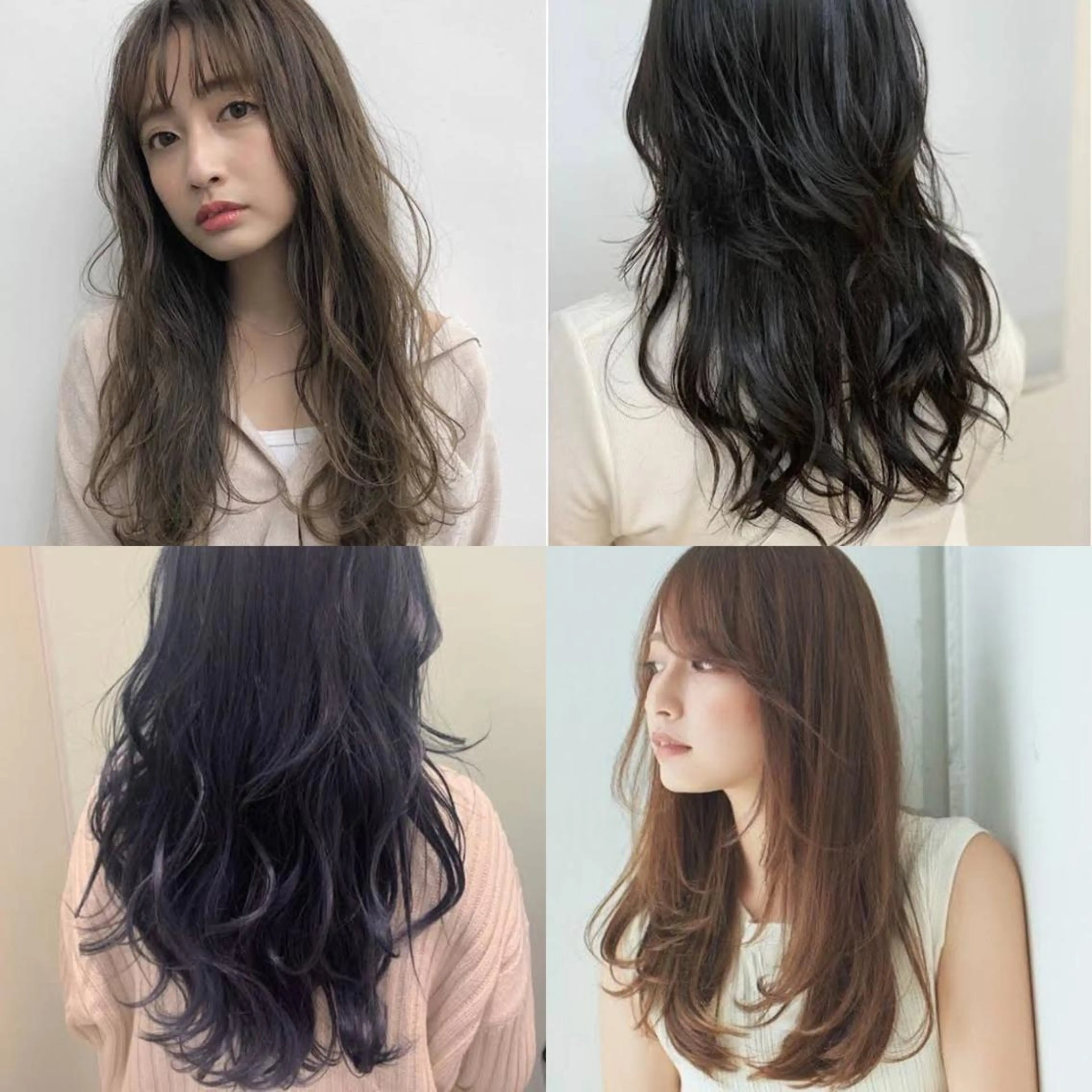 ロング 透明感カラー 青柳凌平のヘアスタイル