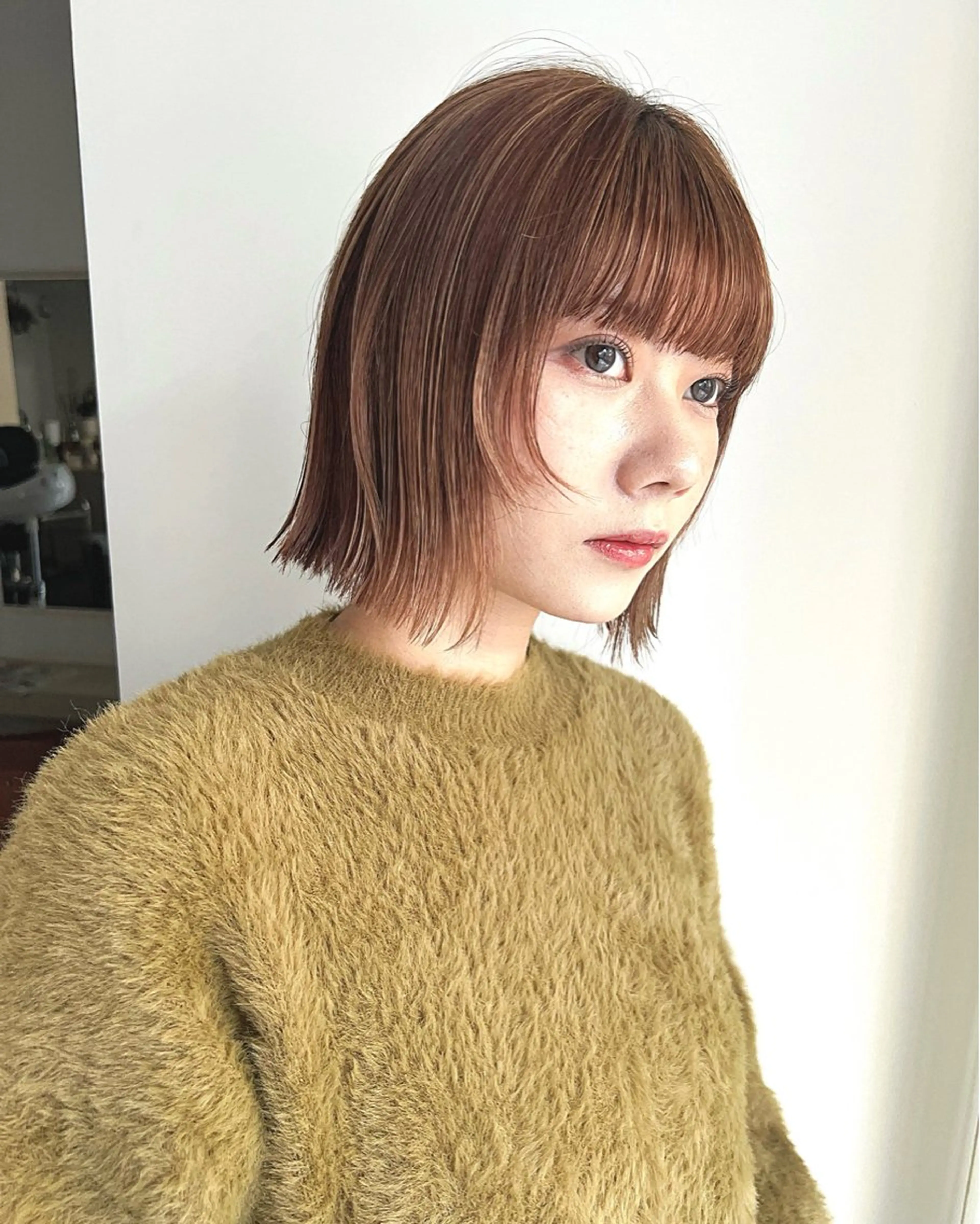 ショート ヘアカラー トリートメント 縮毛矯正 /横山陸人のヘアスタイル