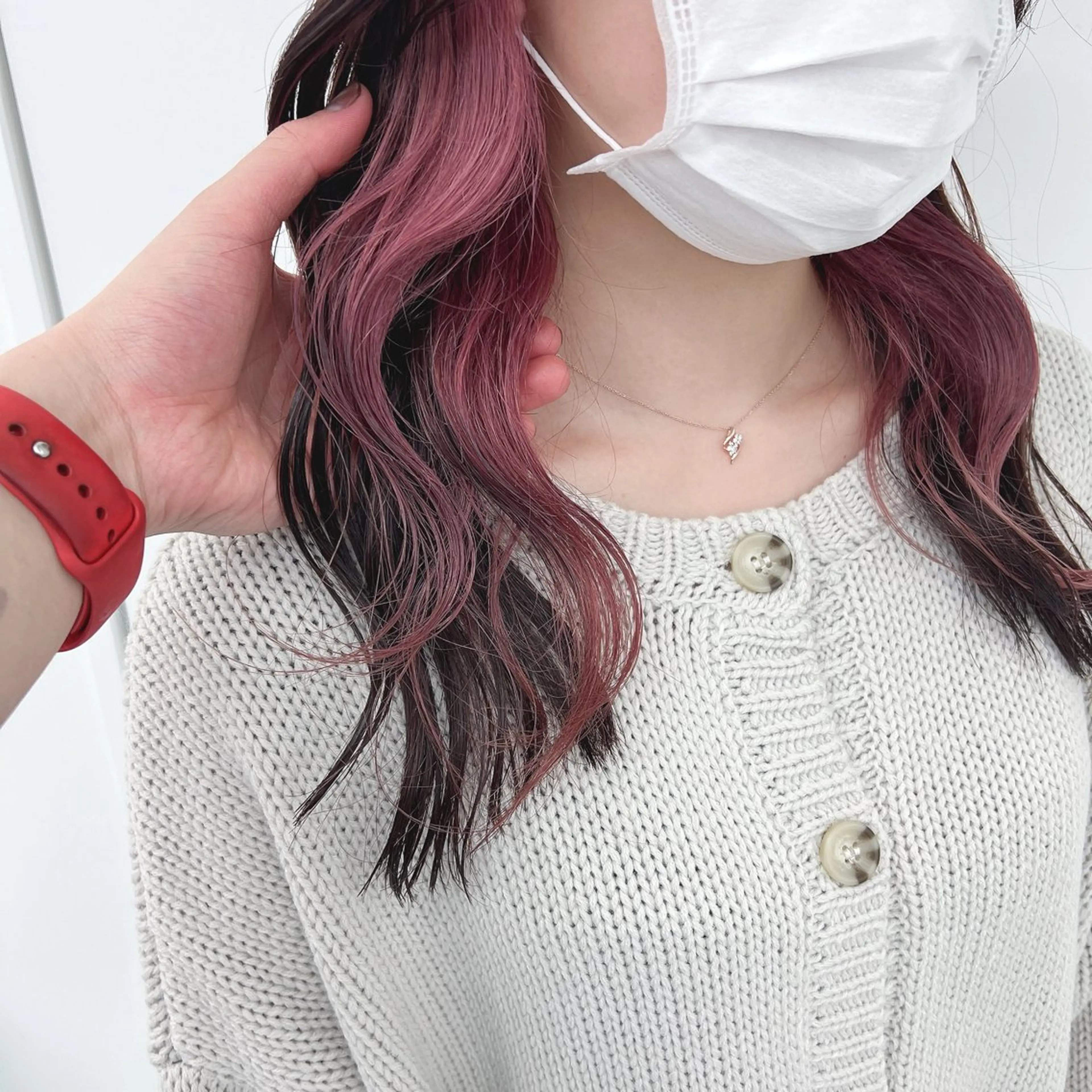 セミロング カラー 💫トレンドパーマ 友輝💫のヘアスタイル