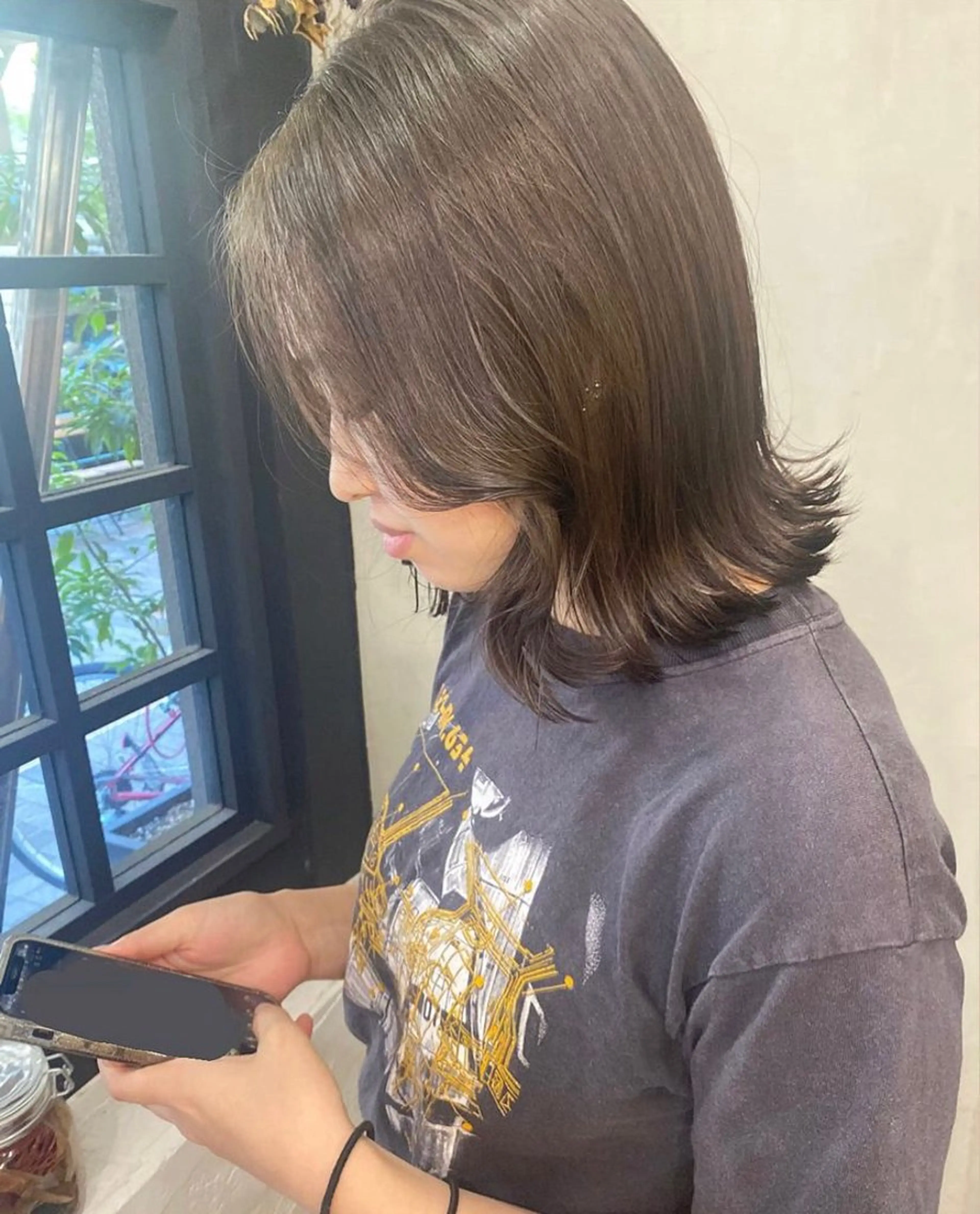 セミロング メンズカットモデル募 集中🩶manamiのヘアスタイル