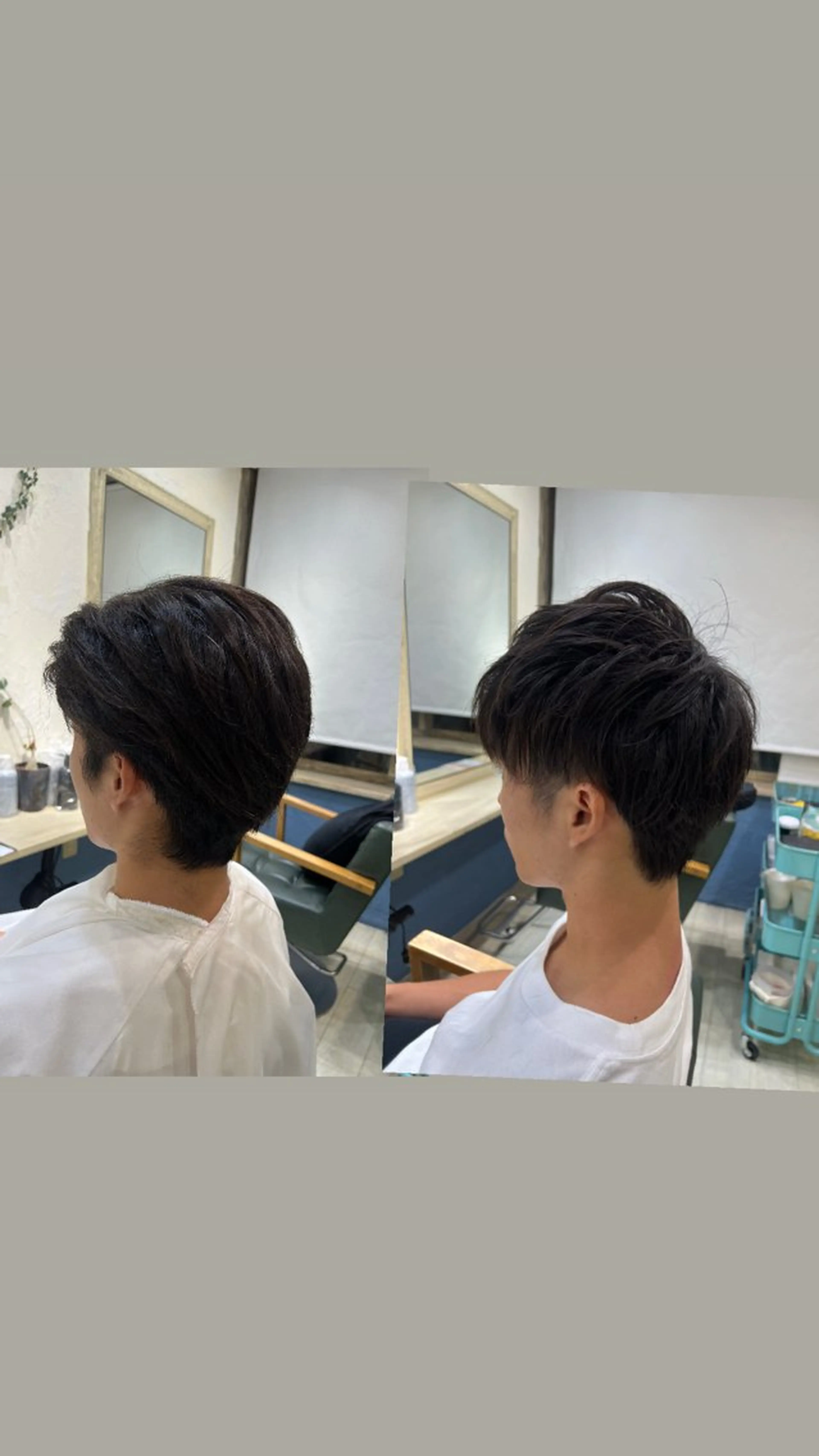 ショート メンズ かきあげバング たけかわ みずきのヘアスタイル