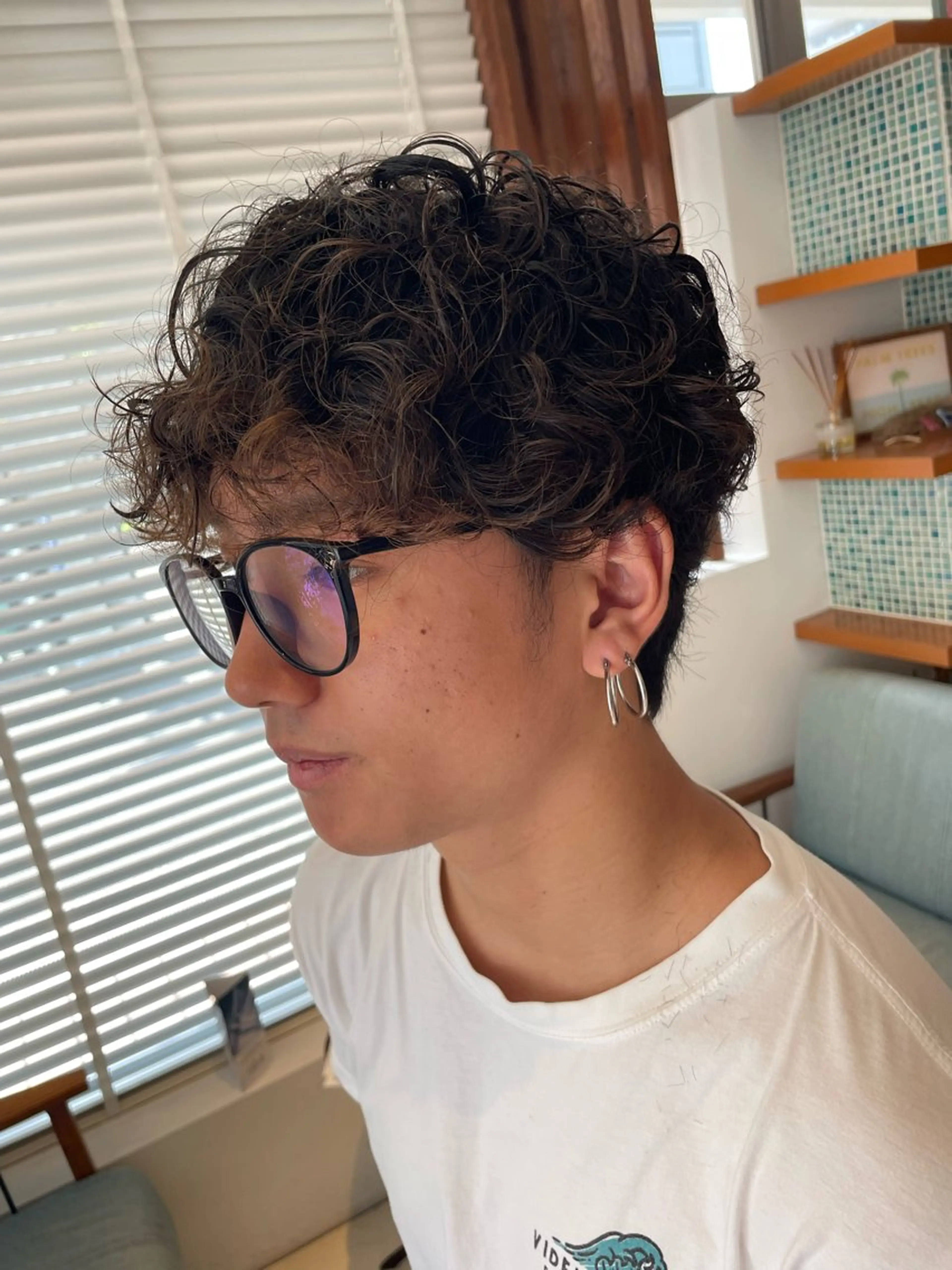 メンズ カット メンズパーマモデル 🌺もえか🌺のヘアスタイル