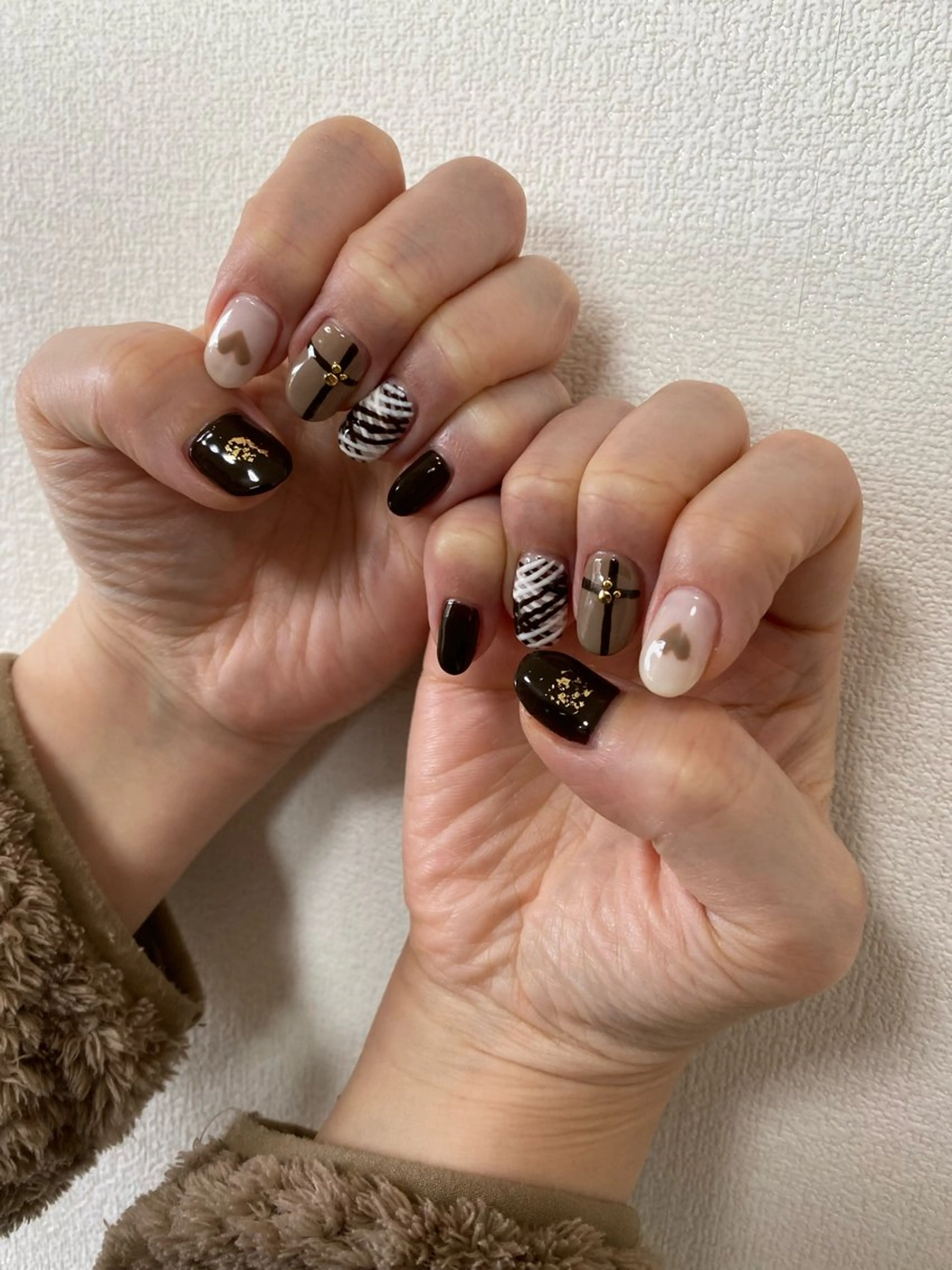 ネイル バレンタイン 自宅サロン FeelFreeのネイルデザイン