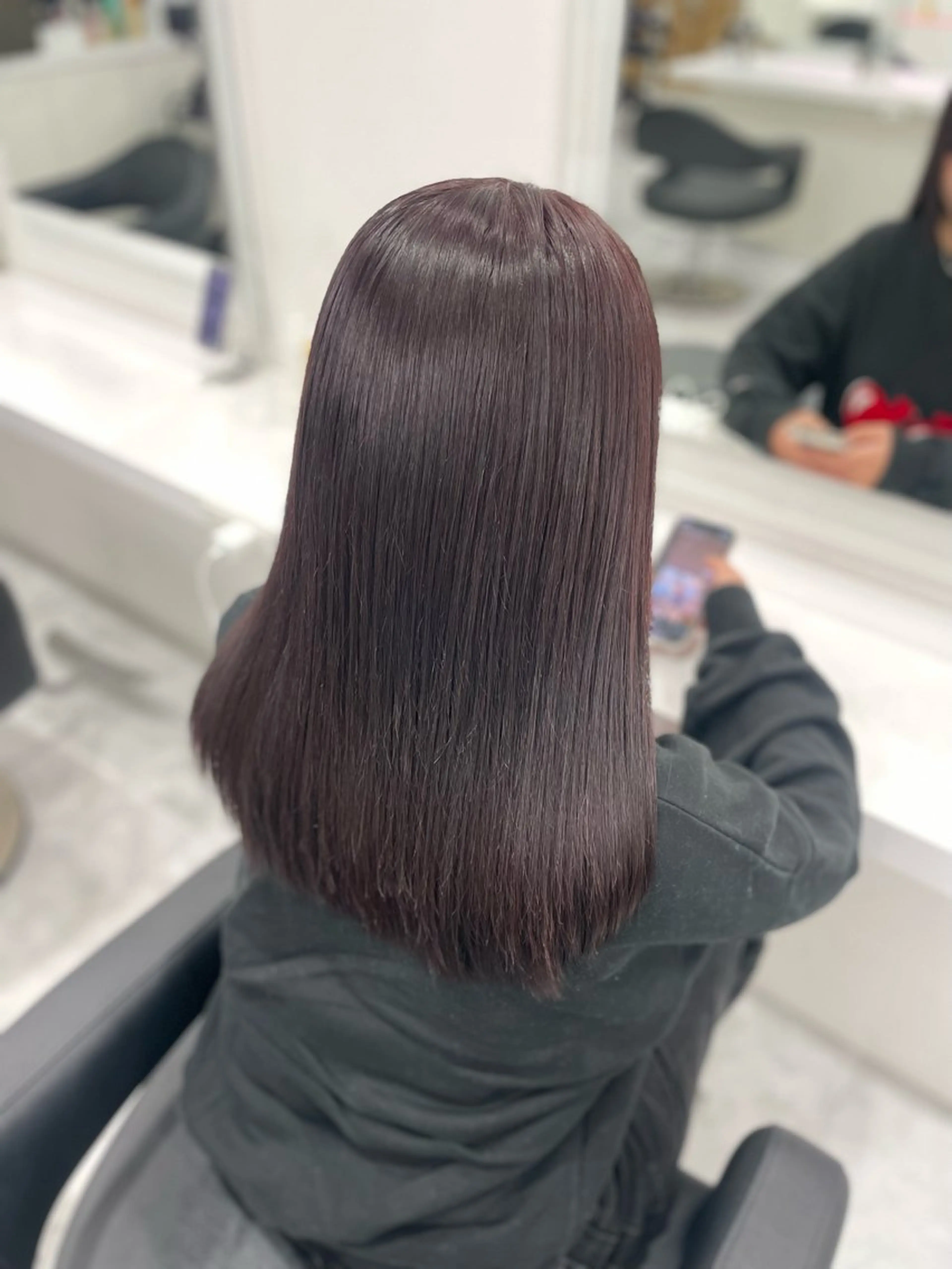 ロング ヘアカラー お洒落暖色 🍒AOI🍒のヘアスタイル