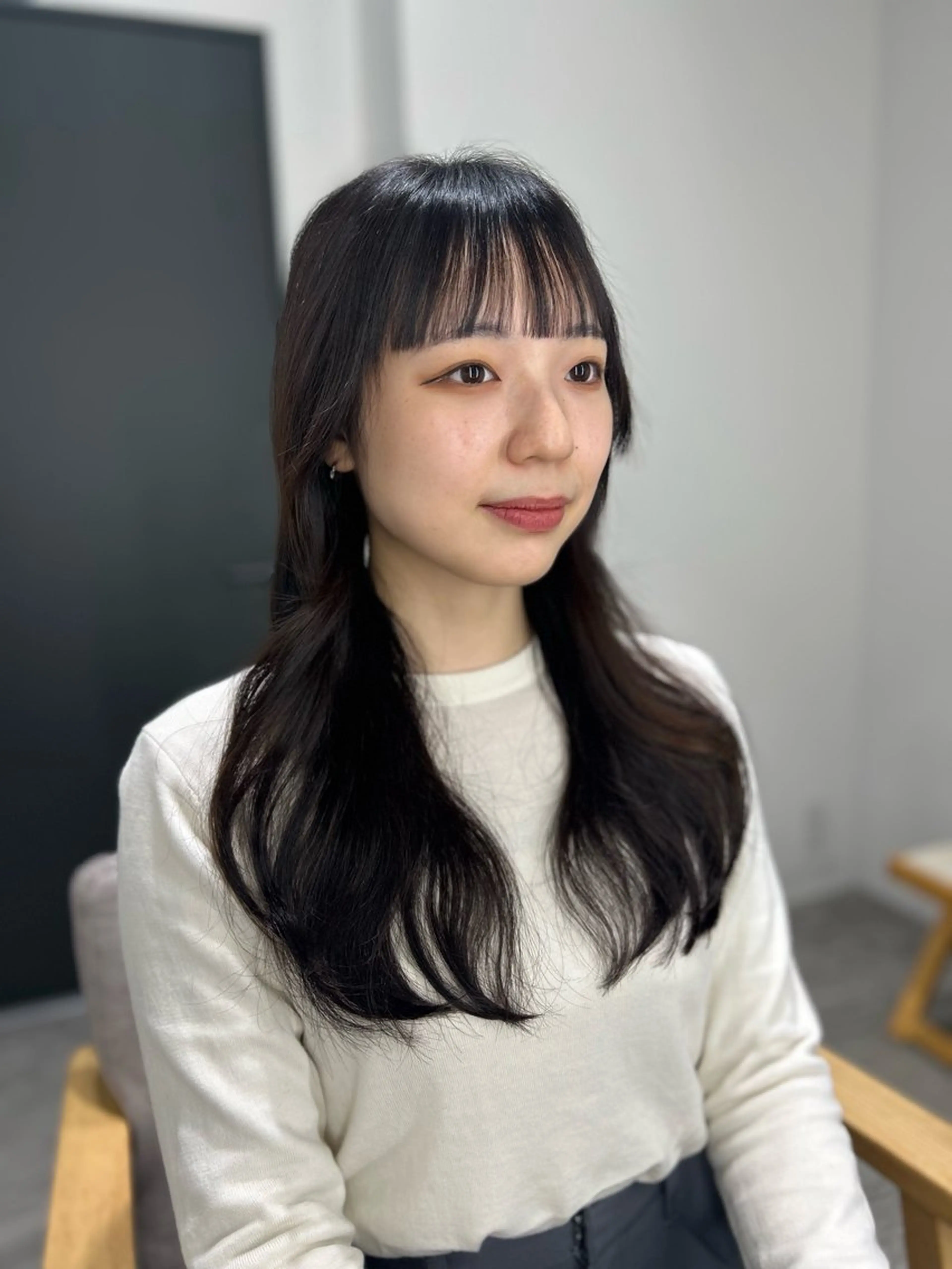 ロング 似合わせ前髪／ 小顔カット🎀そうのヘアスタイル