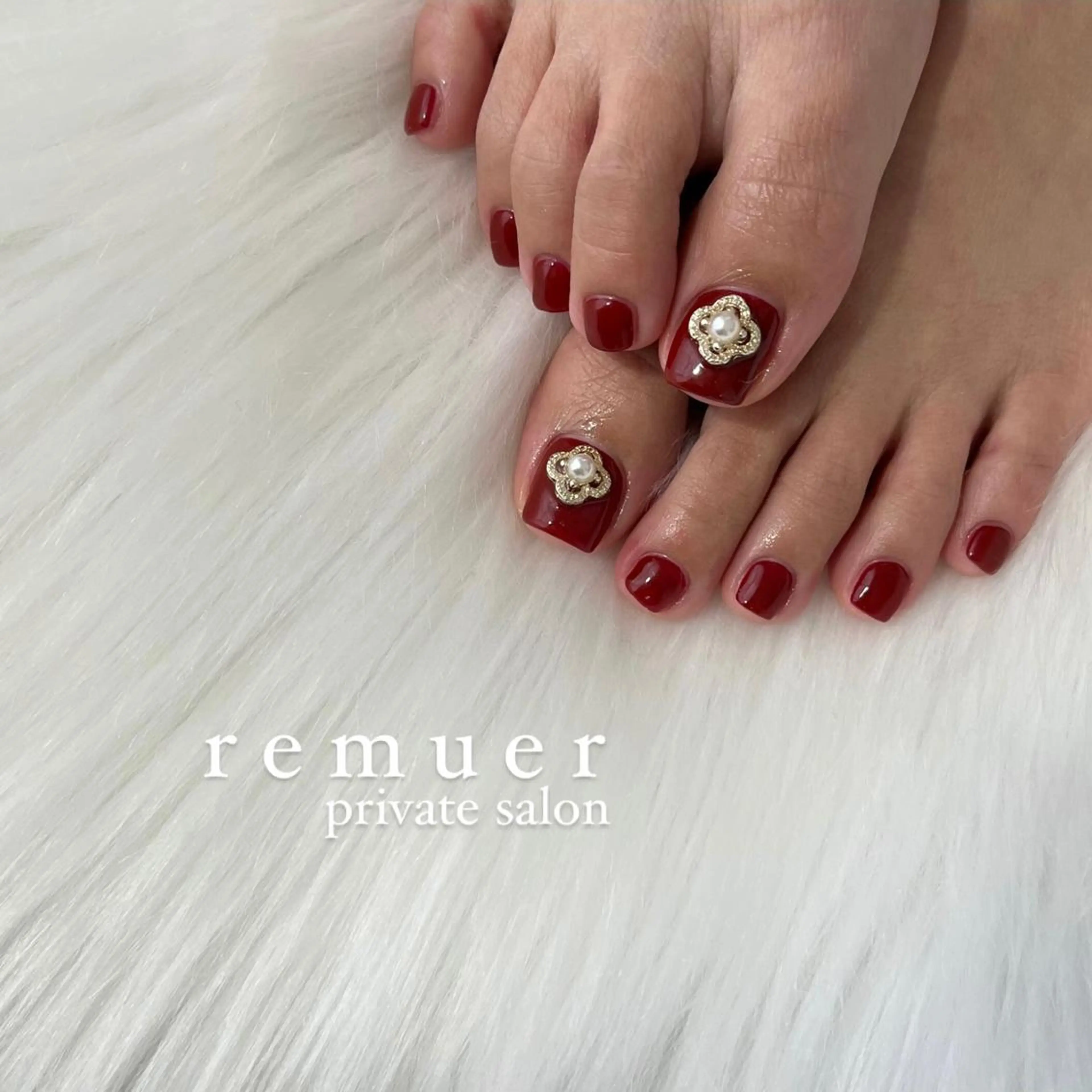 ネイル フットネイル nail salon remuerのネイルデザイン