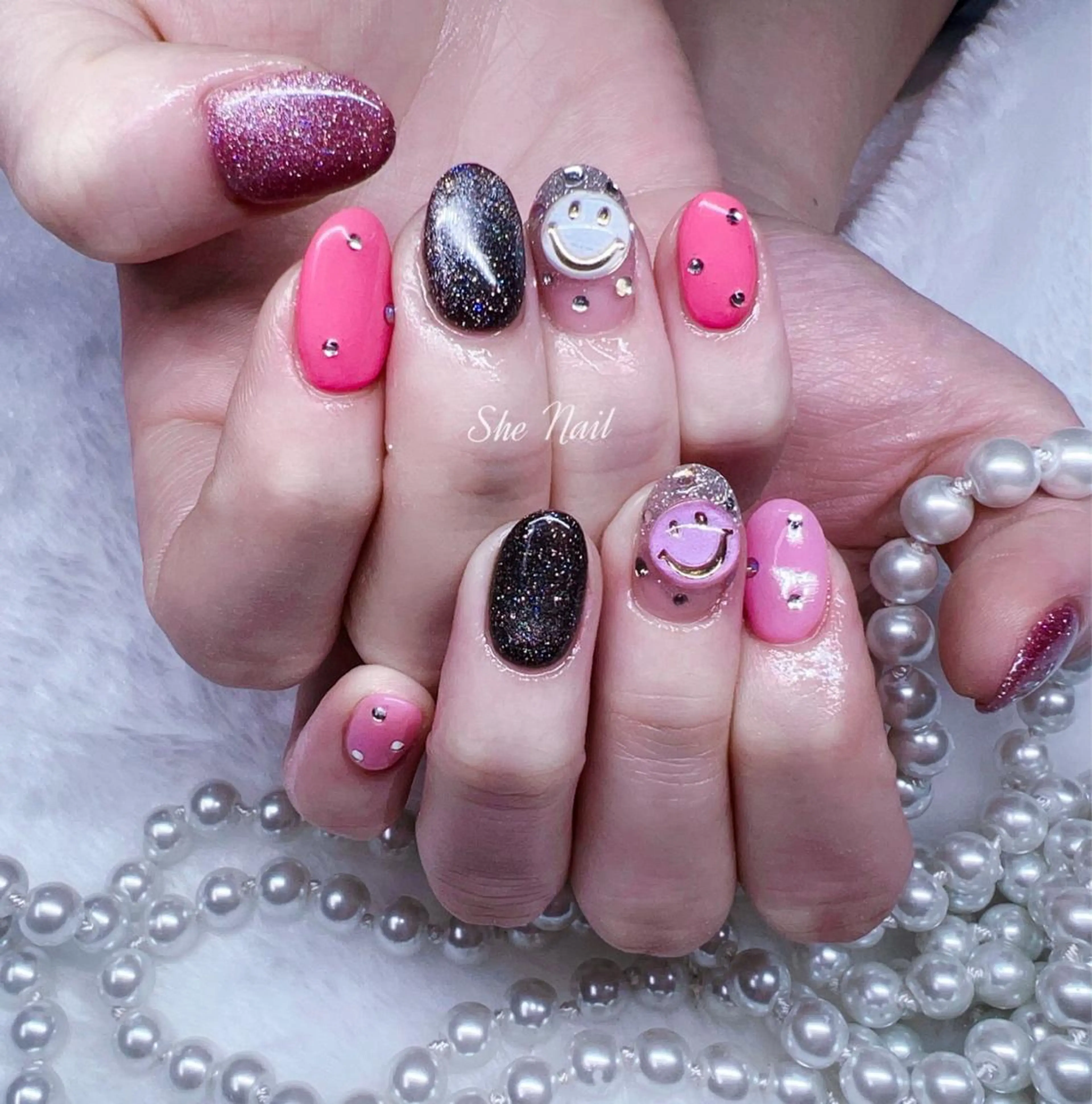 ネイル チークネイル 長さ出し 持ち込み ニュアンスネイル シンプルネイル ハンドネイル She   Nail所属・ISA_ BELLAのネイルデザイン