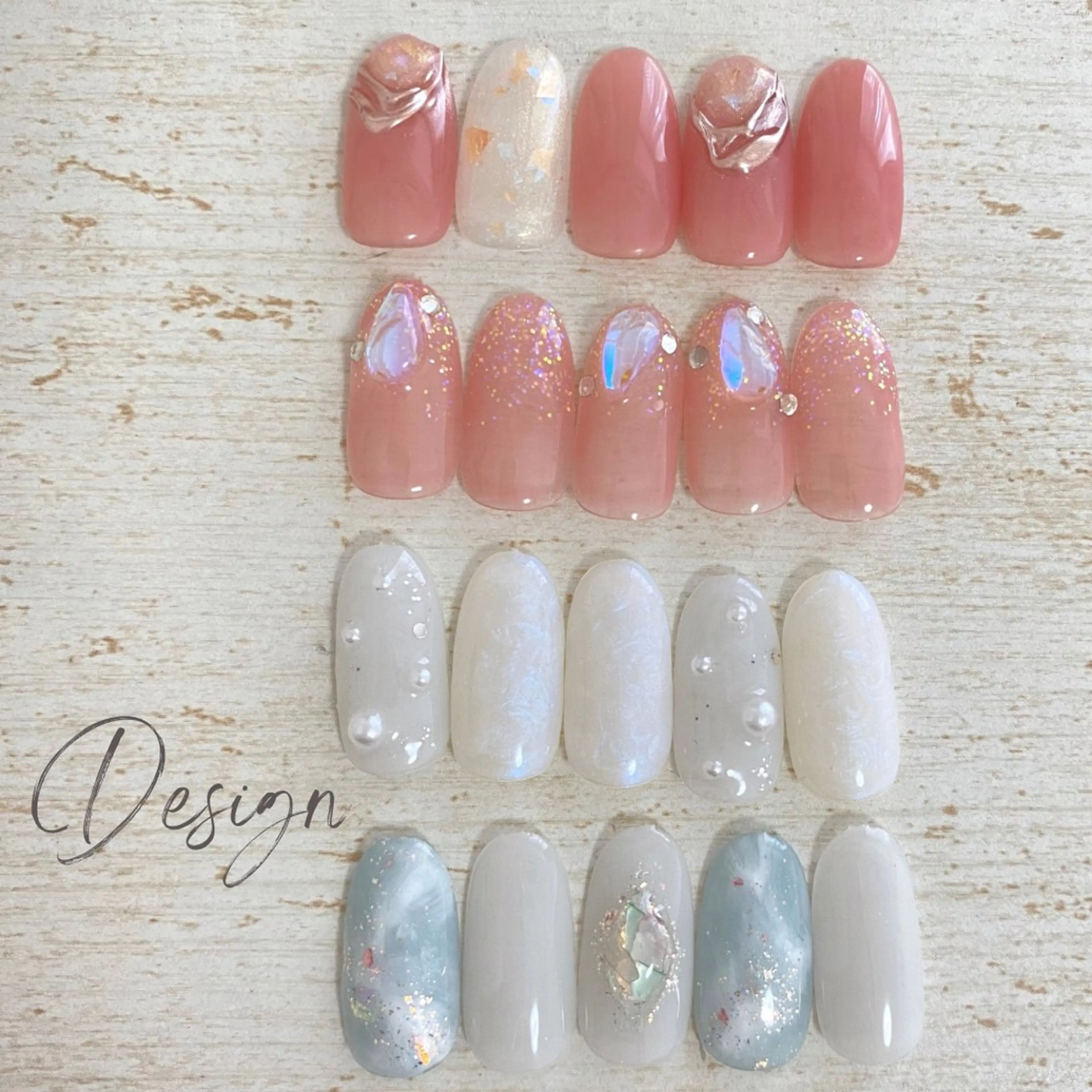 ネイル オーロラネイル 韓国ネイル 大理石ネイル(マーブル) ニュアンスネイル Aoi💅🏻 表参道のネイルデザイン