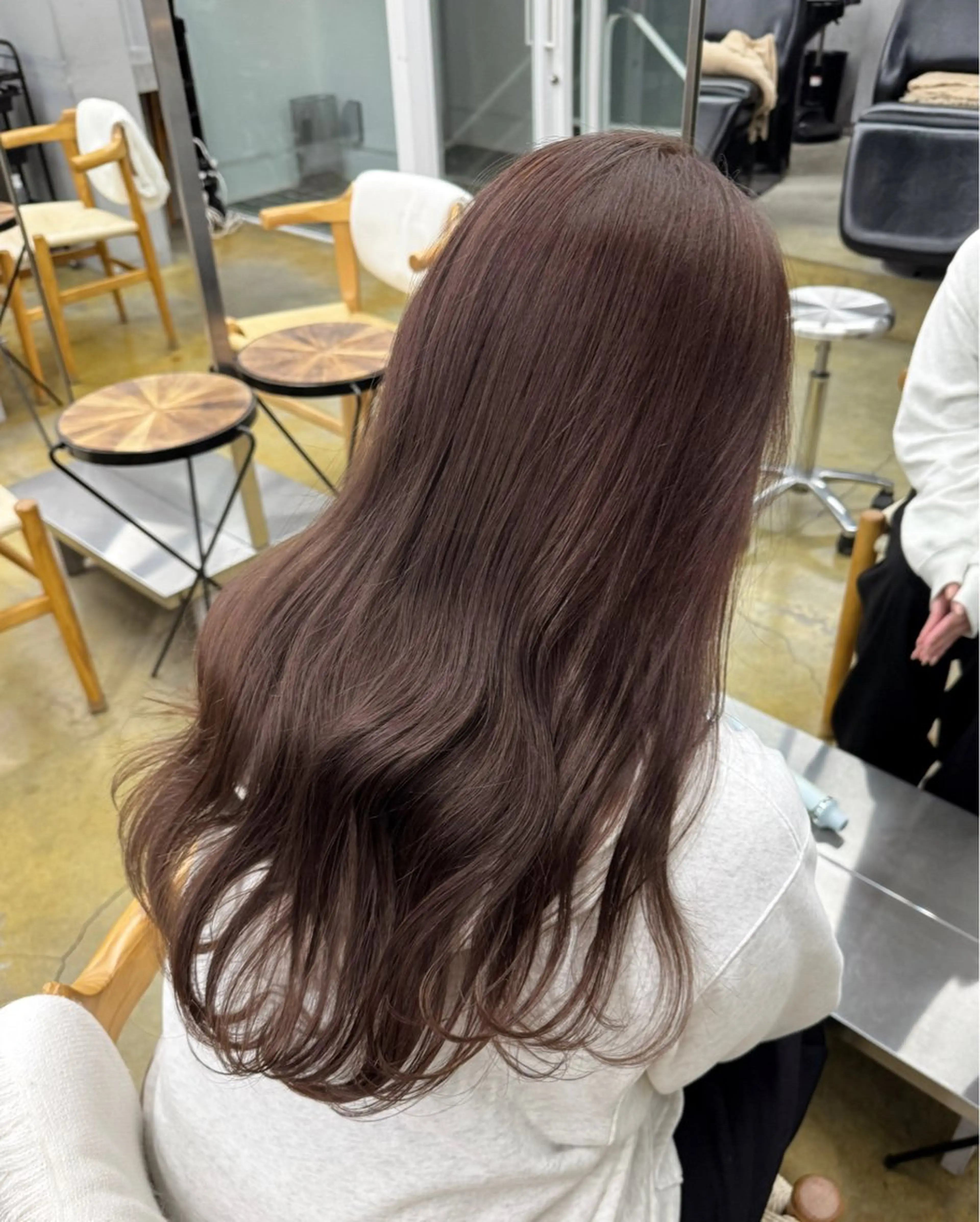 ロング カラー ヘアカラー Dijon渋谷所属・珠貴/透明感カラー /韓国ヘアのヘアスタイル