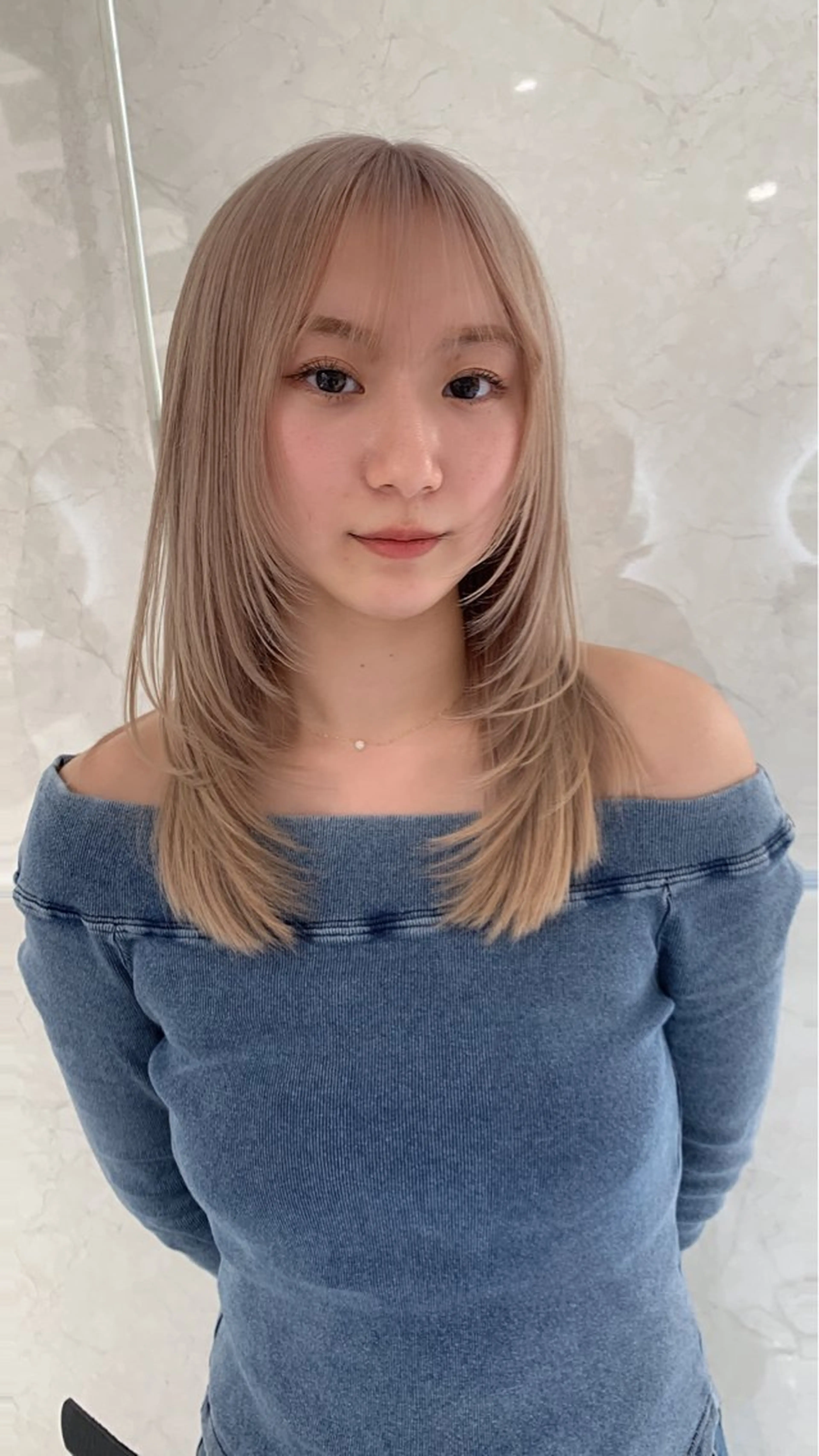 【学割U24】🩵🪽透明感カラー🩵🪽ダブルカラー➕高保湿Tr(ブリーチ込)✨️の写真