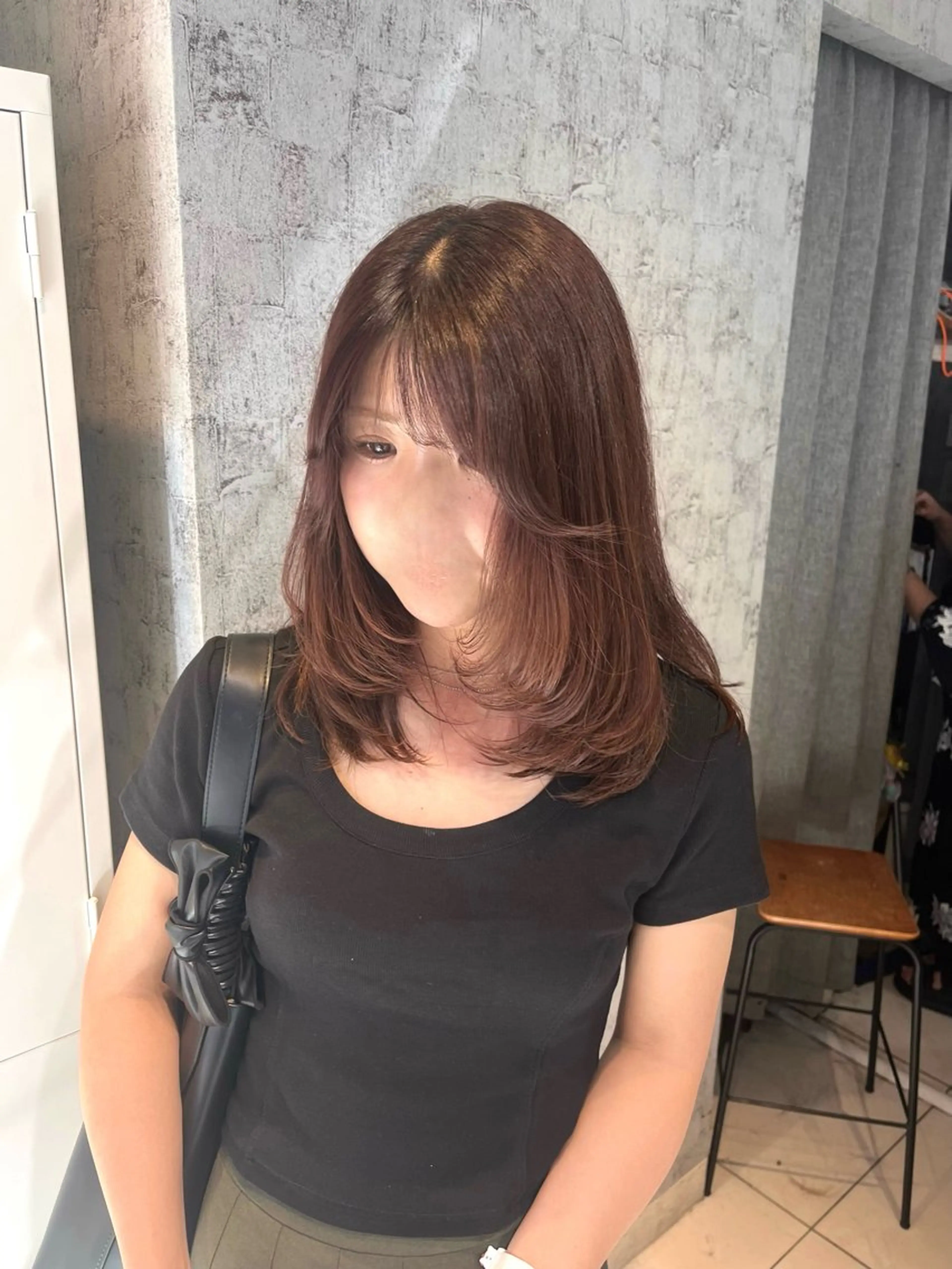 セミロング カット 🩰モテ艶girly ヘア🪽彩香‎🪡⟡のヘアスタイル