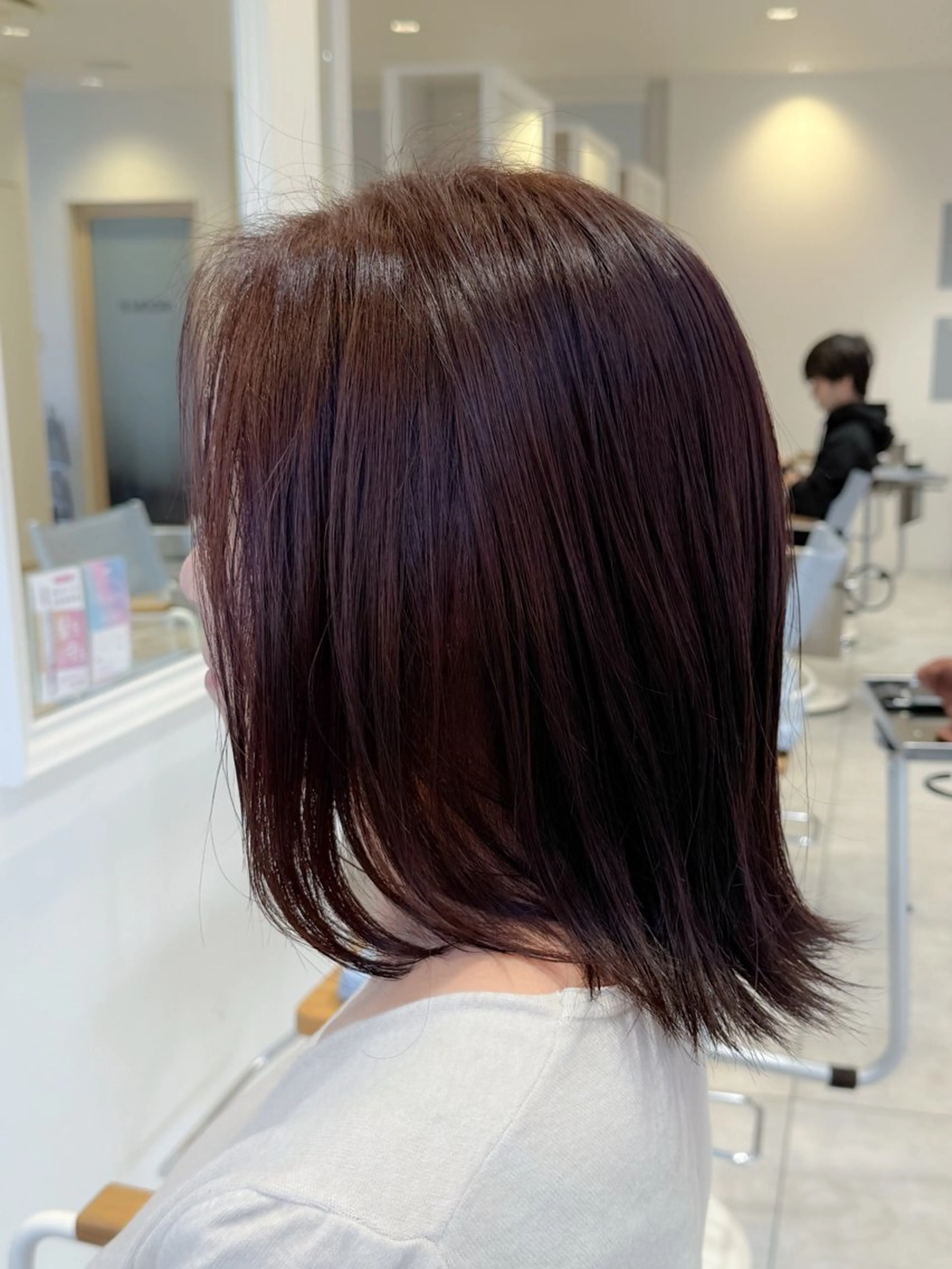 ミディアム カラー 透明感ブリーチなし ダブルカラー❄️達冨のヘアスタイル