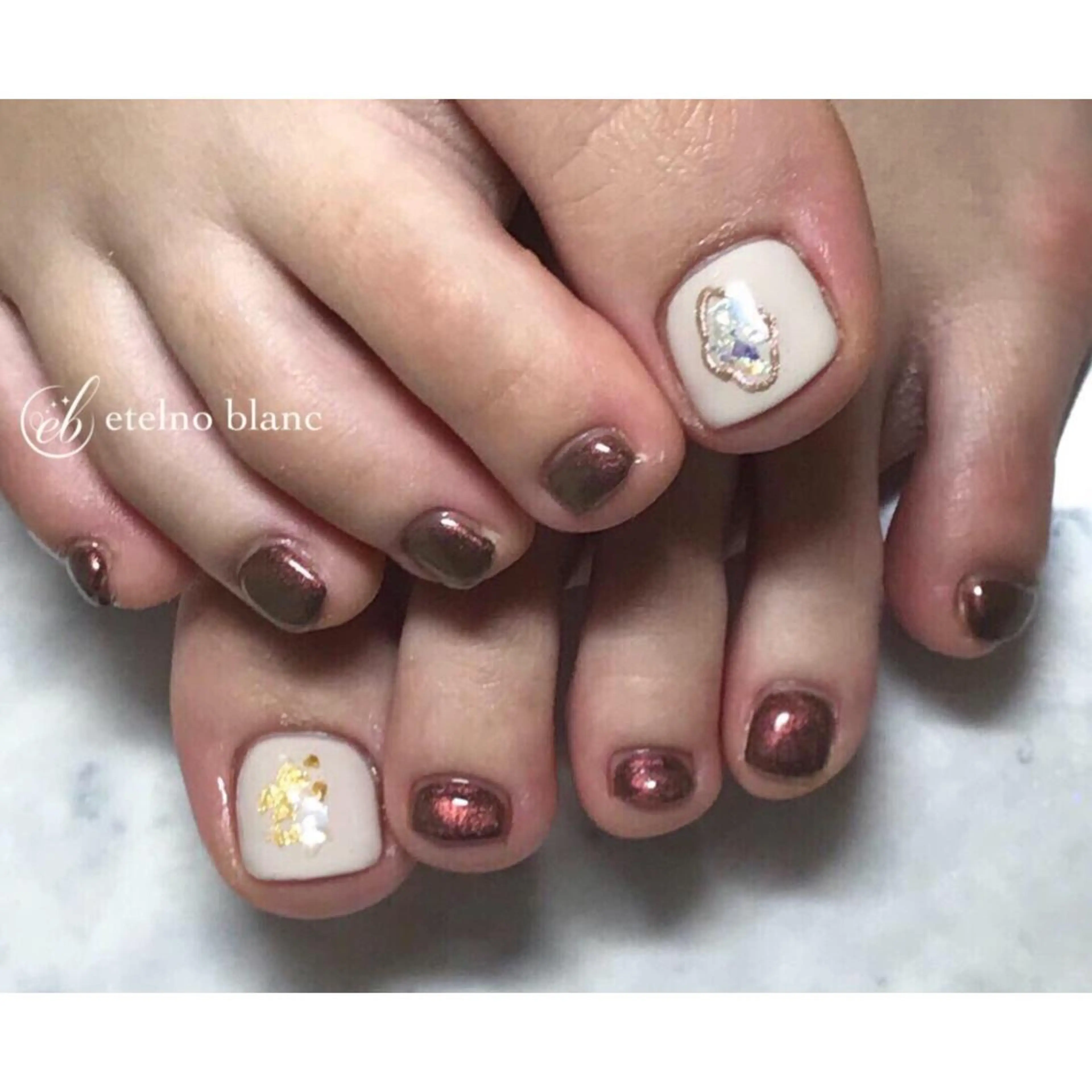 ネイル etelno blanc中目黒のネイルデザイン