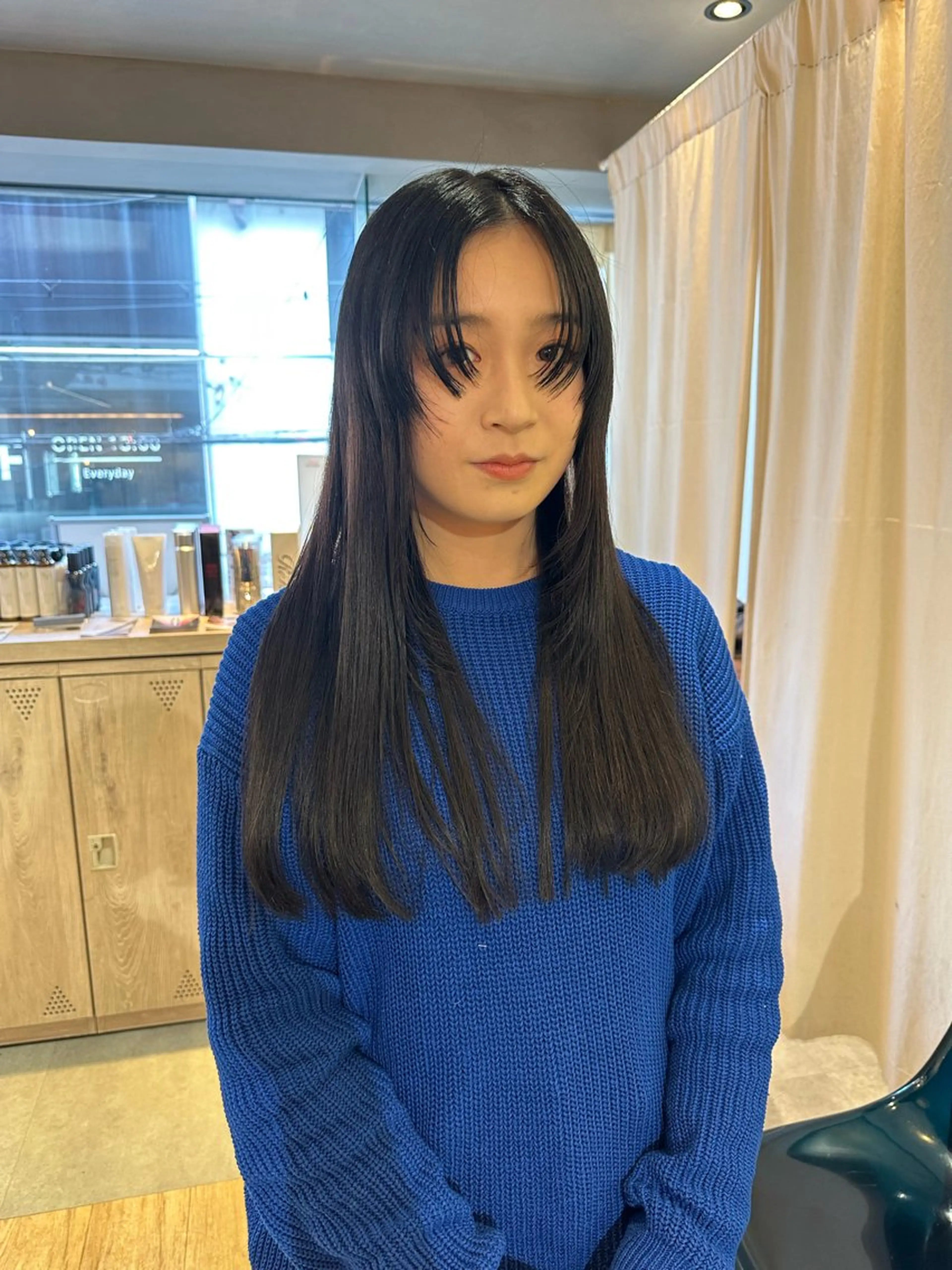 ロング カラー カット ヘアカラー エクステ 美髪・シールエクステ ホソタニリョウコのヘアスタイル