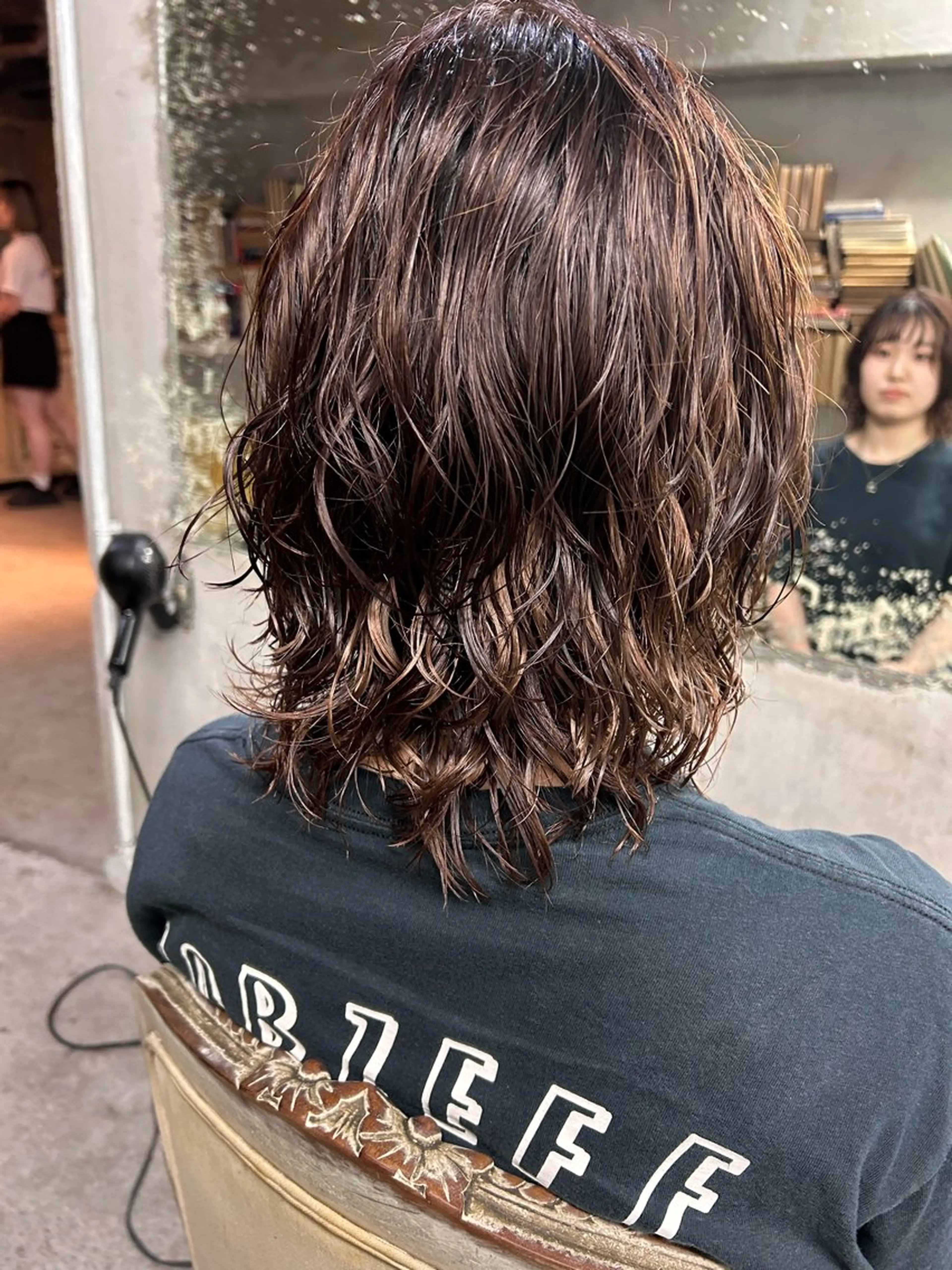 ミディアム パーマ ヘアアレンジ お任せヘア☘️☘️ 及川渚のヘアスタイル