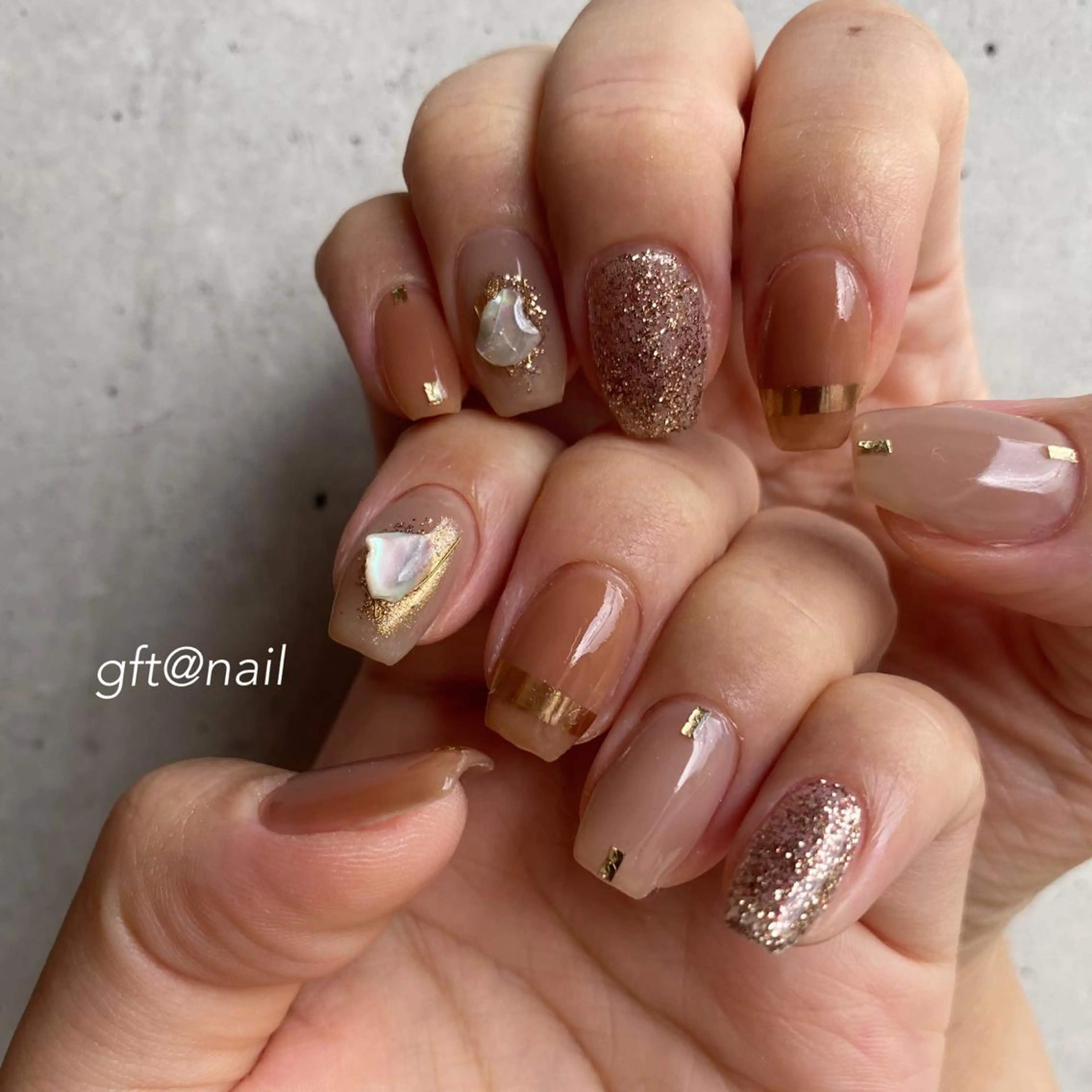 ネイル ニュアンスネイル ハンドネイル etorca nailのネイルデザイン