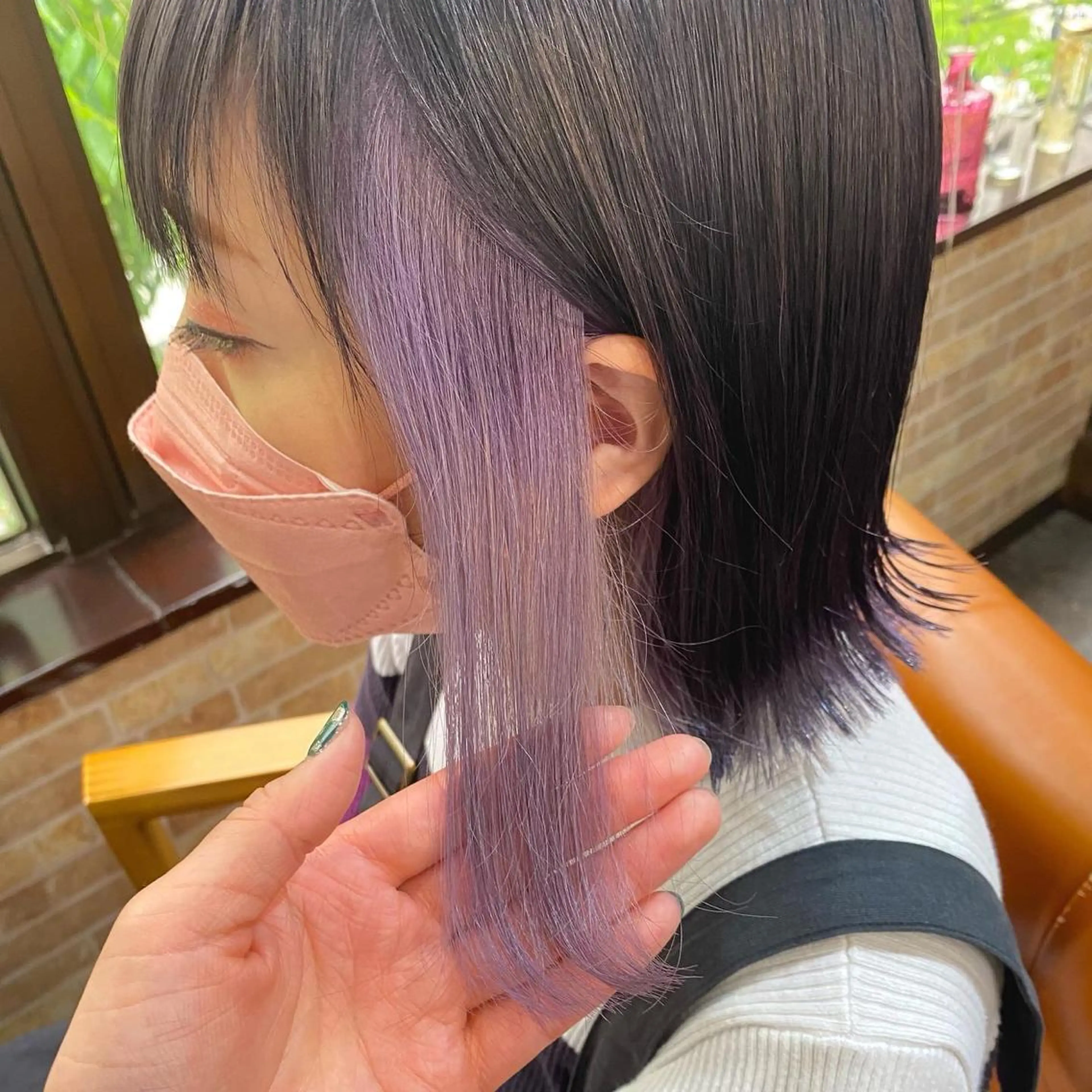 ミディアム ヘアカラー トリートメント 髪質改善 🤍erikaのヘアスタイル