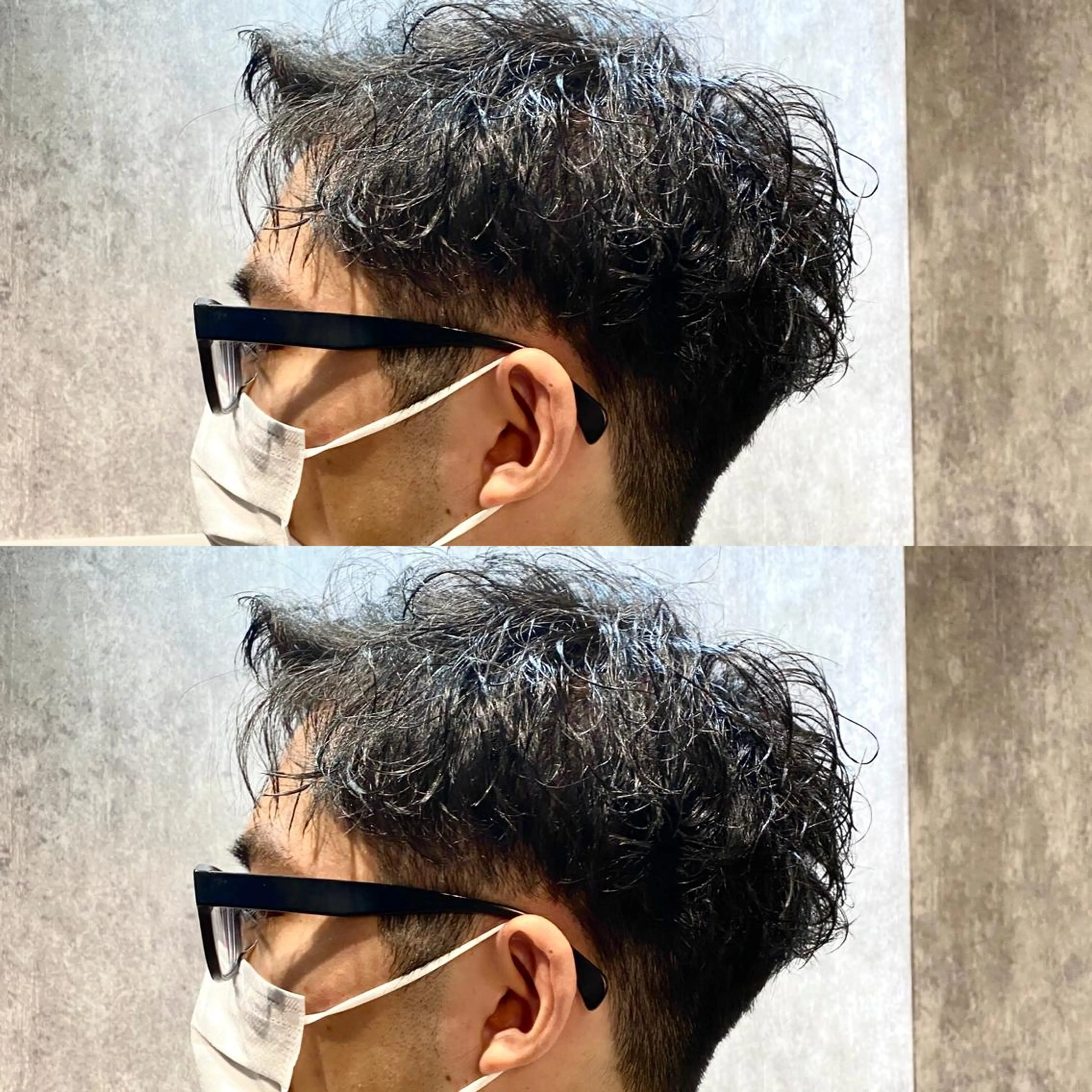 ショート パーマ 𝙱𝙻𝙴𝙽 𝚋𝚢 𝚍𝚘𝚝.所属・🤍BLEN 窓🤍のヘアスタイル