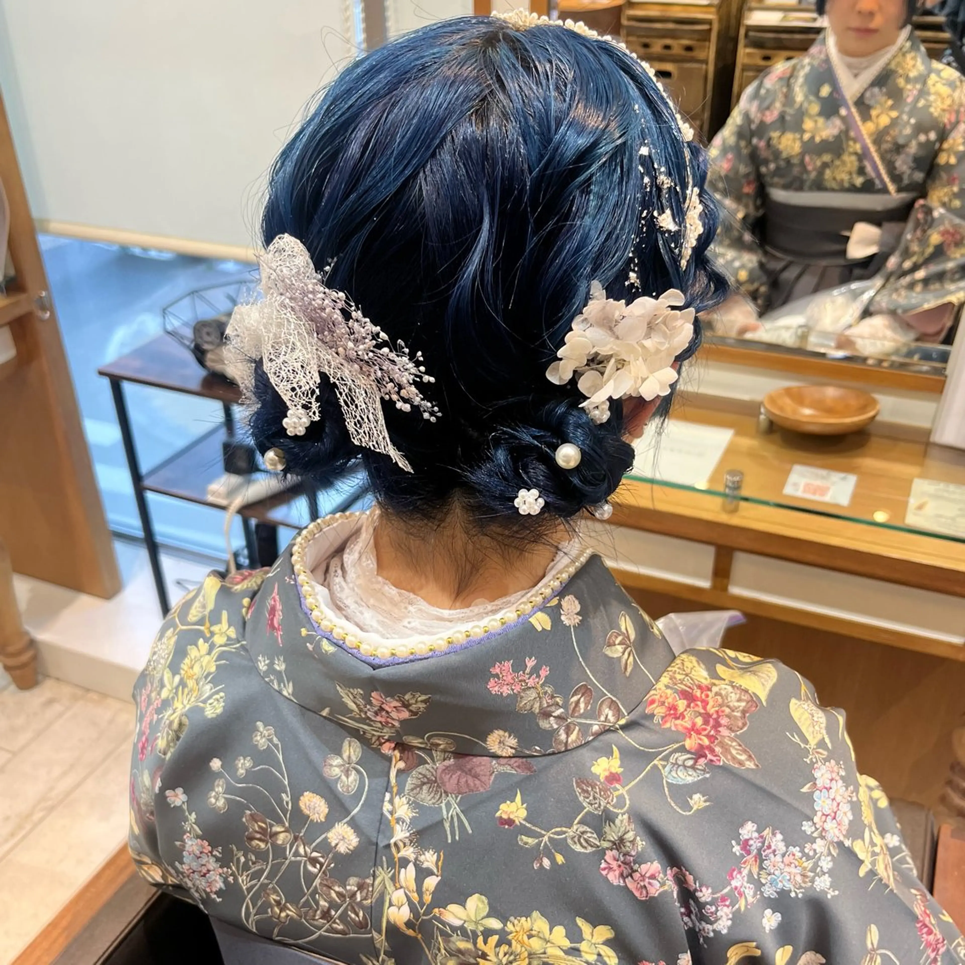 ミディアム ヘアアレンジ 着付け 🕊️透明感カラー/ 渋谷🕊️Aonaのヘアスタイル