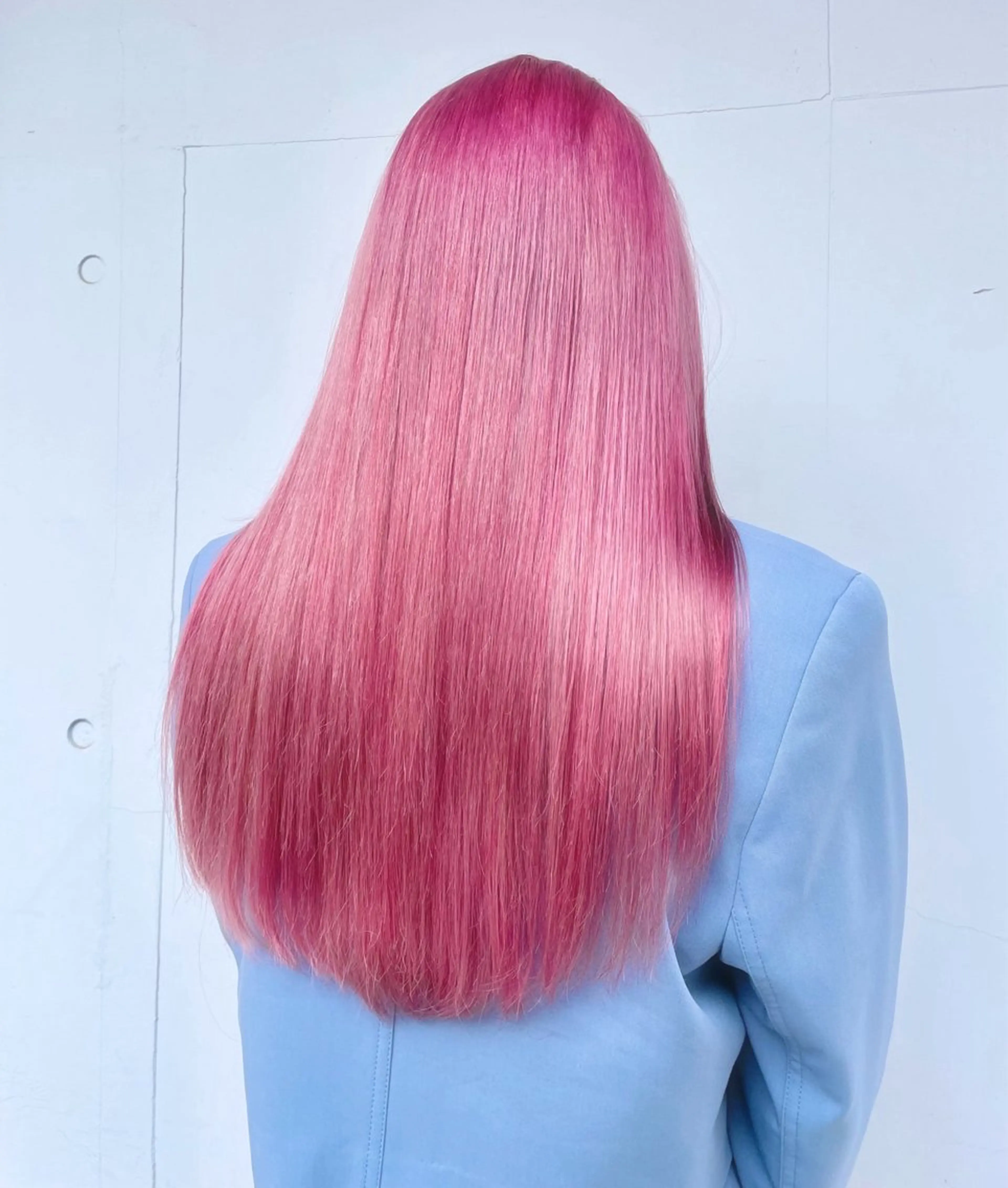 ロング カラー アディクシーカラー ベージュカラー 黒髪 ブリーチ ブルーカラー ヘアカラー 藤澤 夏実/インナーカラーのヘアスタイル