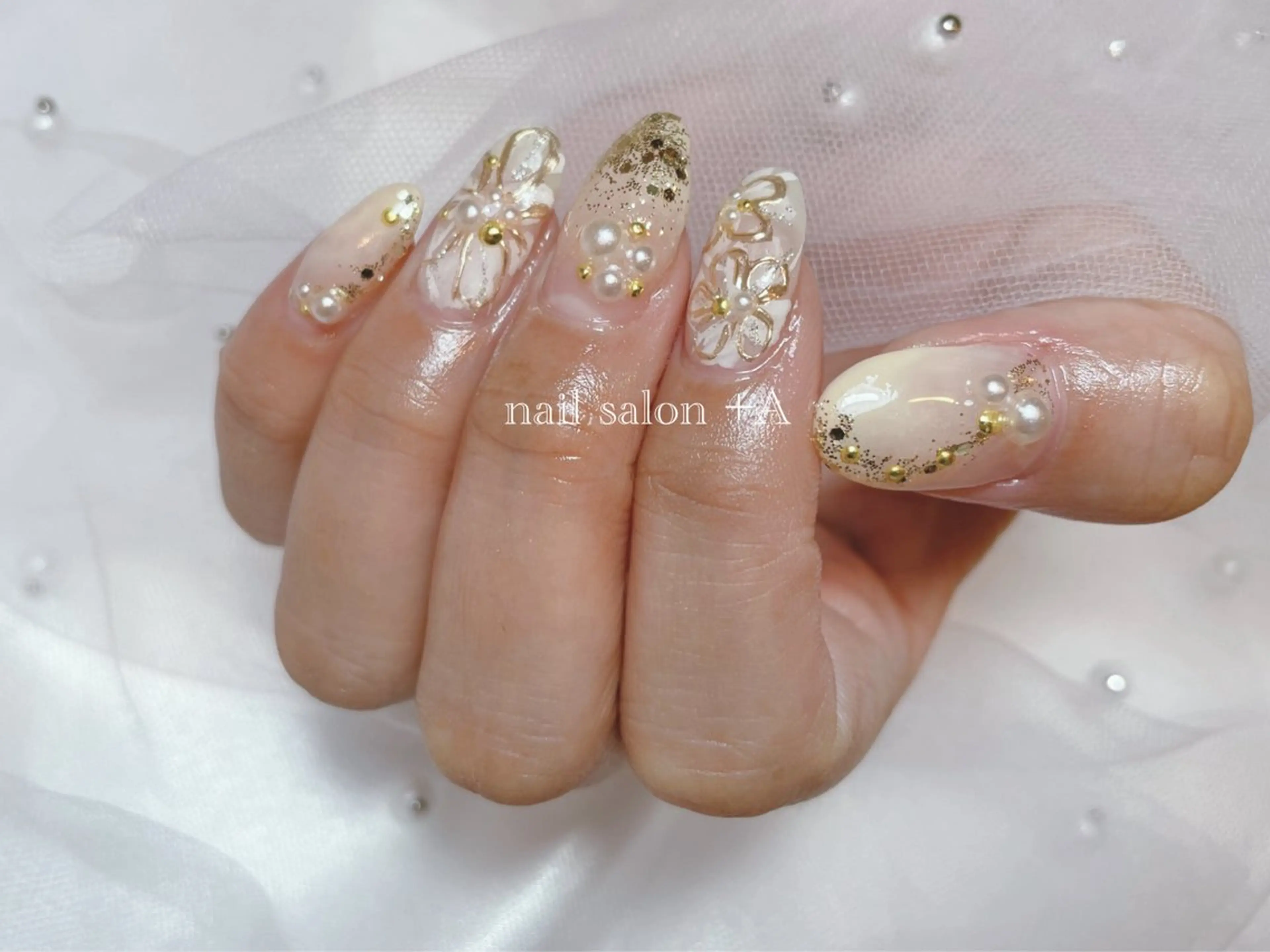 セミロング ハンドネイル nail salon +A所属・Nail Salon +Aのネイルデザイン