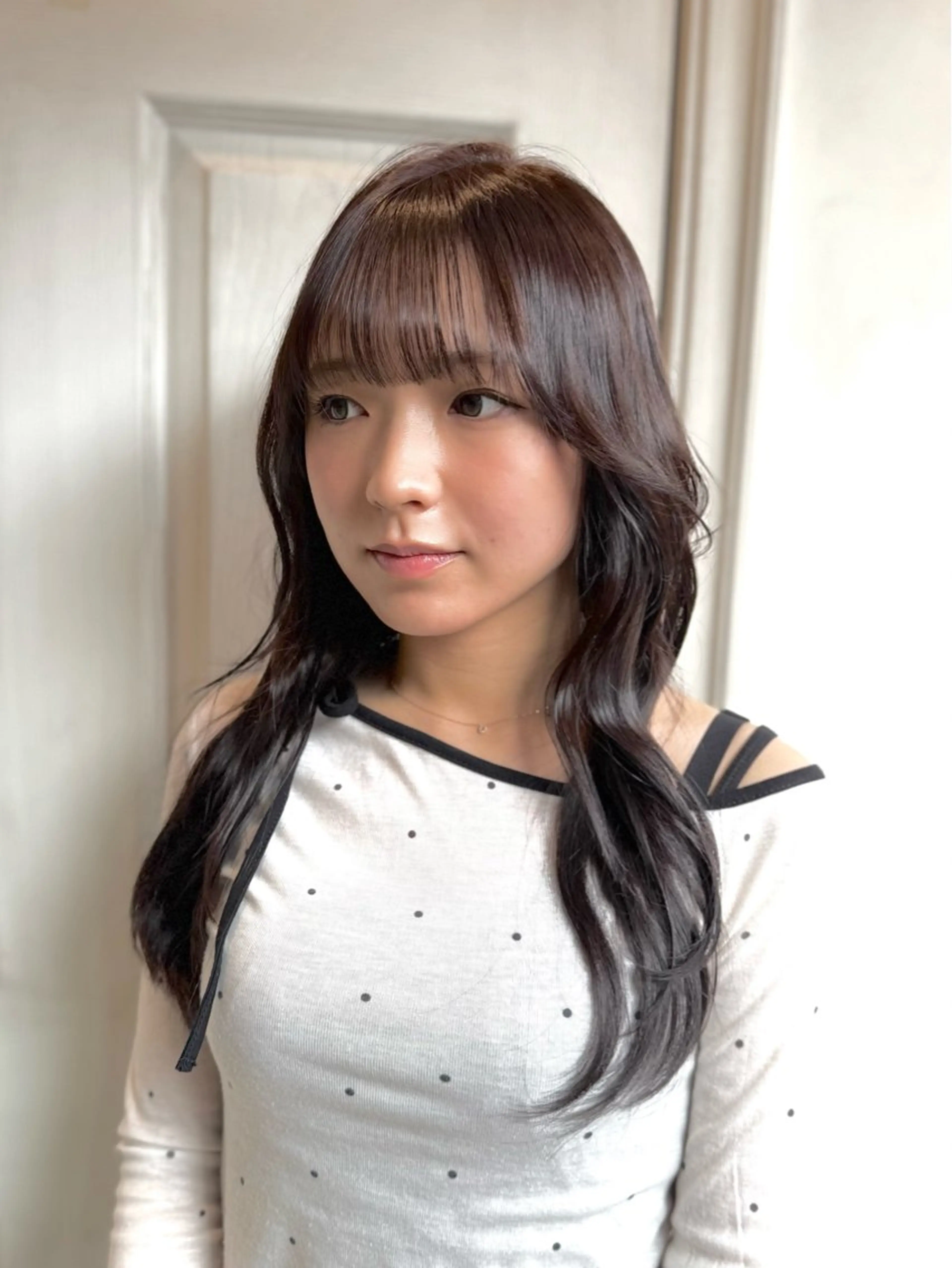 ロング ピンクブラウン カット ヘアカラー 🫧サカモト レナ🫧のその他イメージ