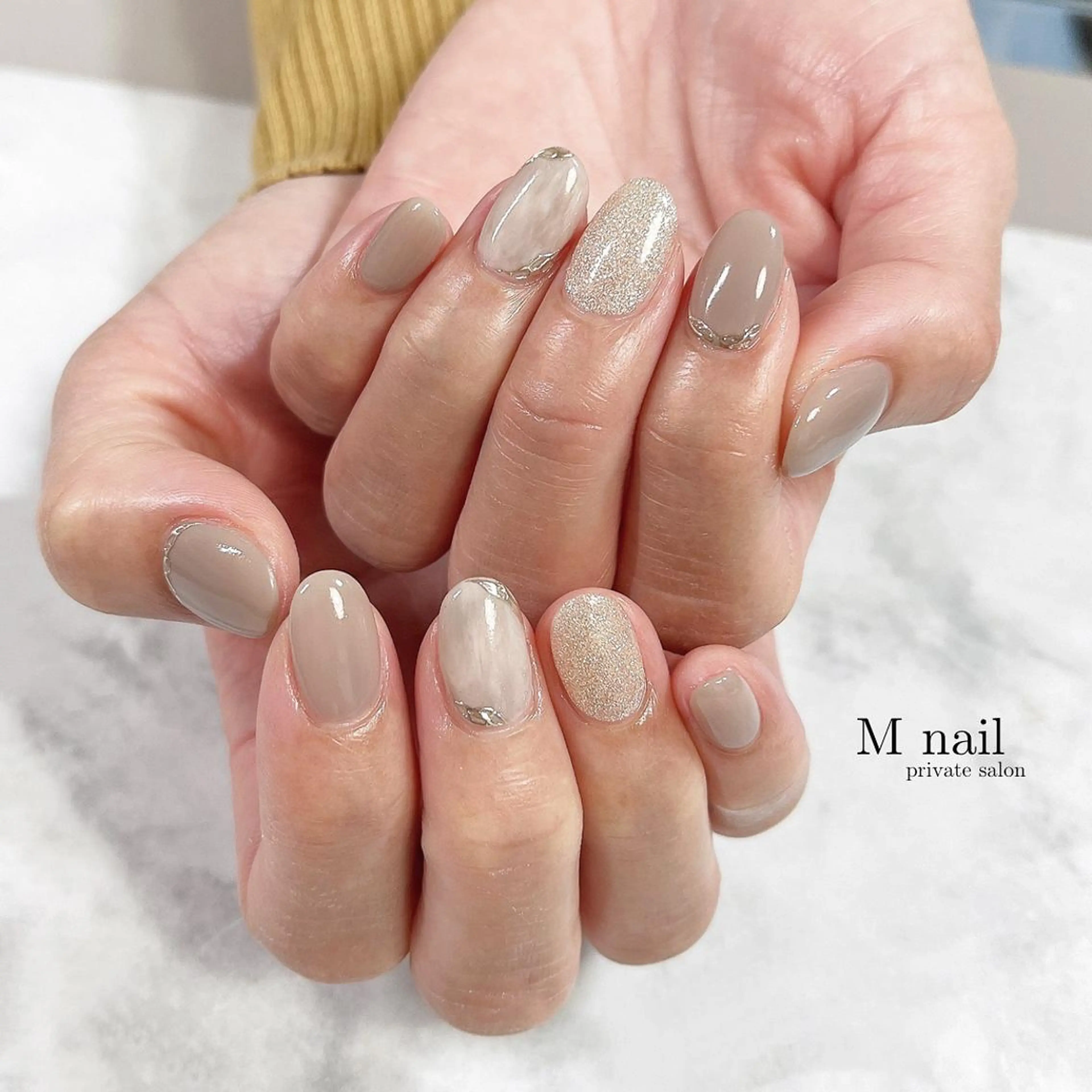 ネイル ハンドネイル M　nail所属・M nailのネイルデザイン