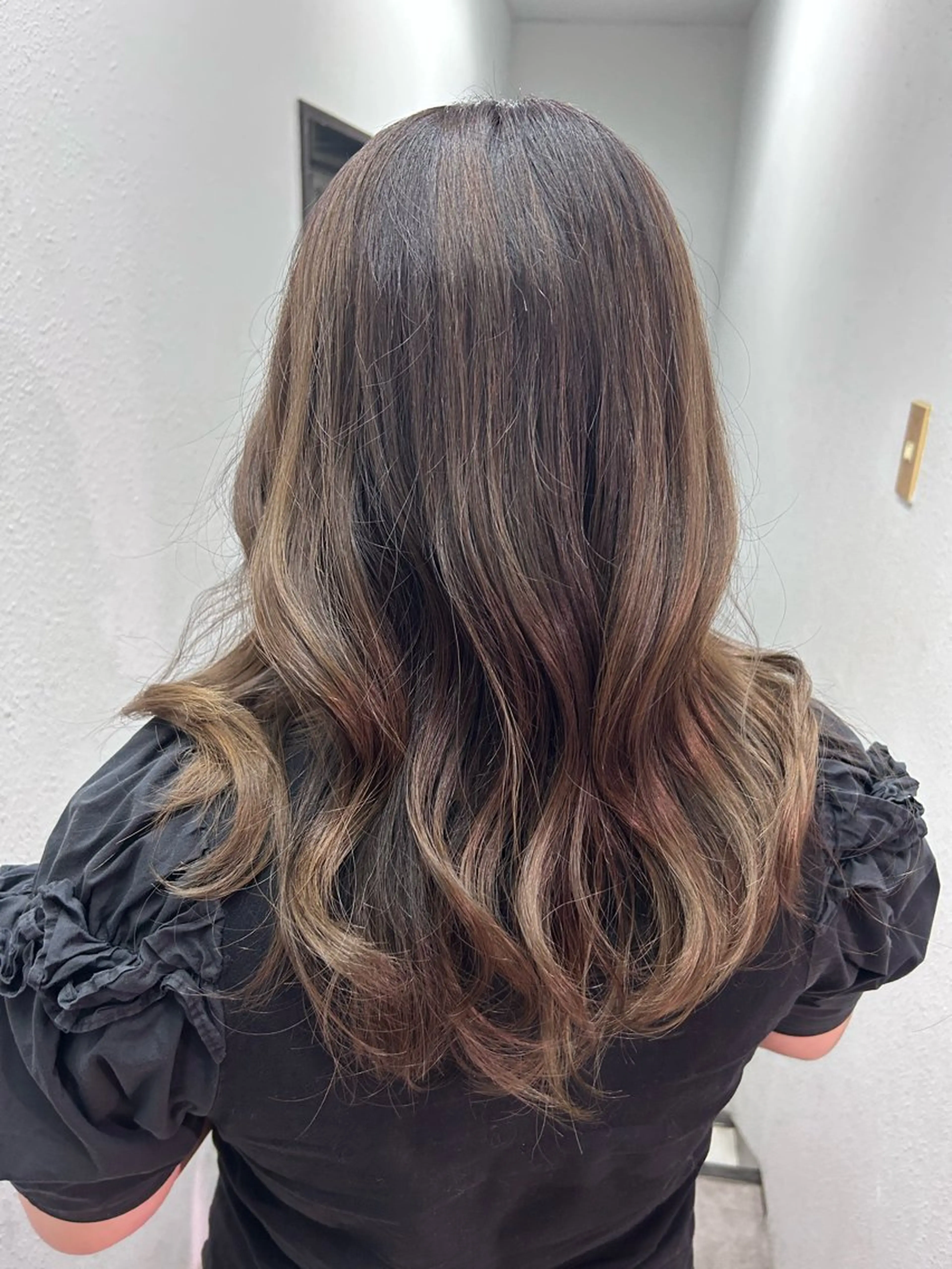 ロング カット ヘアカラー トリートメント ヘッドスパ 韓国Style♡ Nanami🇰🇷のヘアスタイル