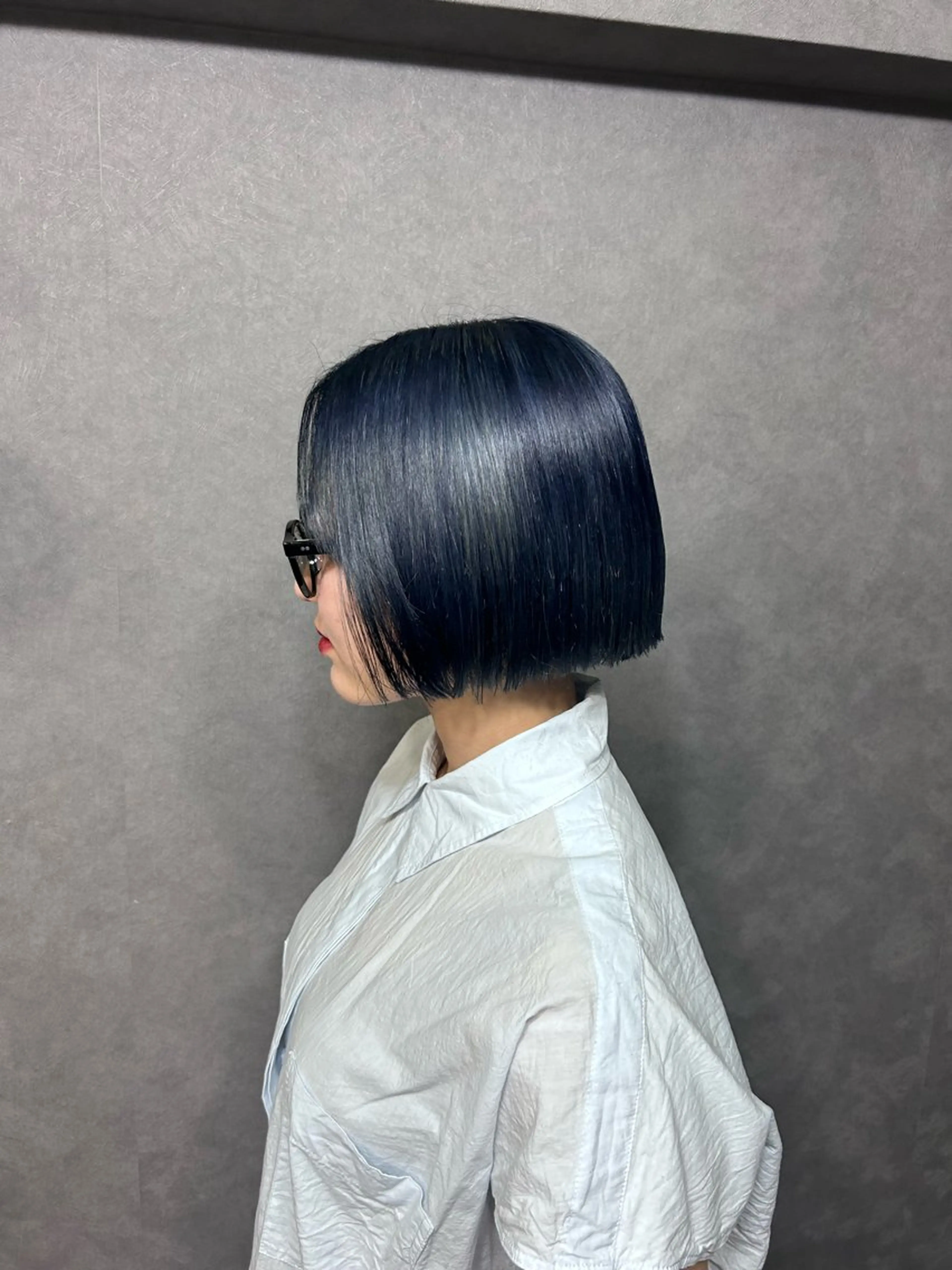 カラー ブリーチ ブルーカラー chouette/ 根本優希のヘアスタイル