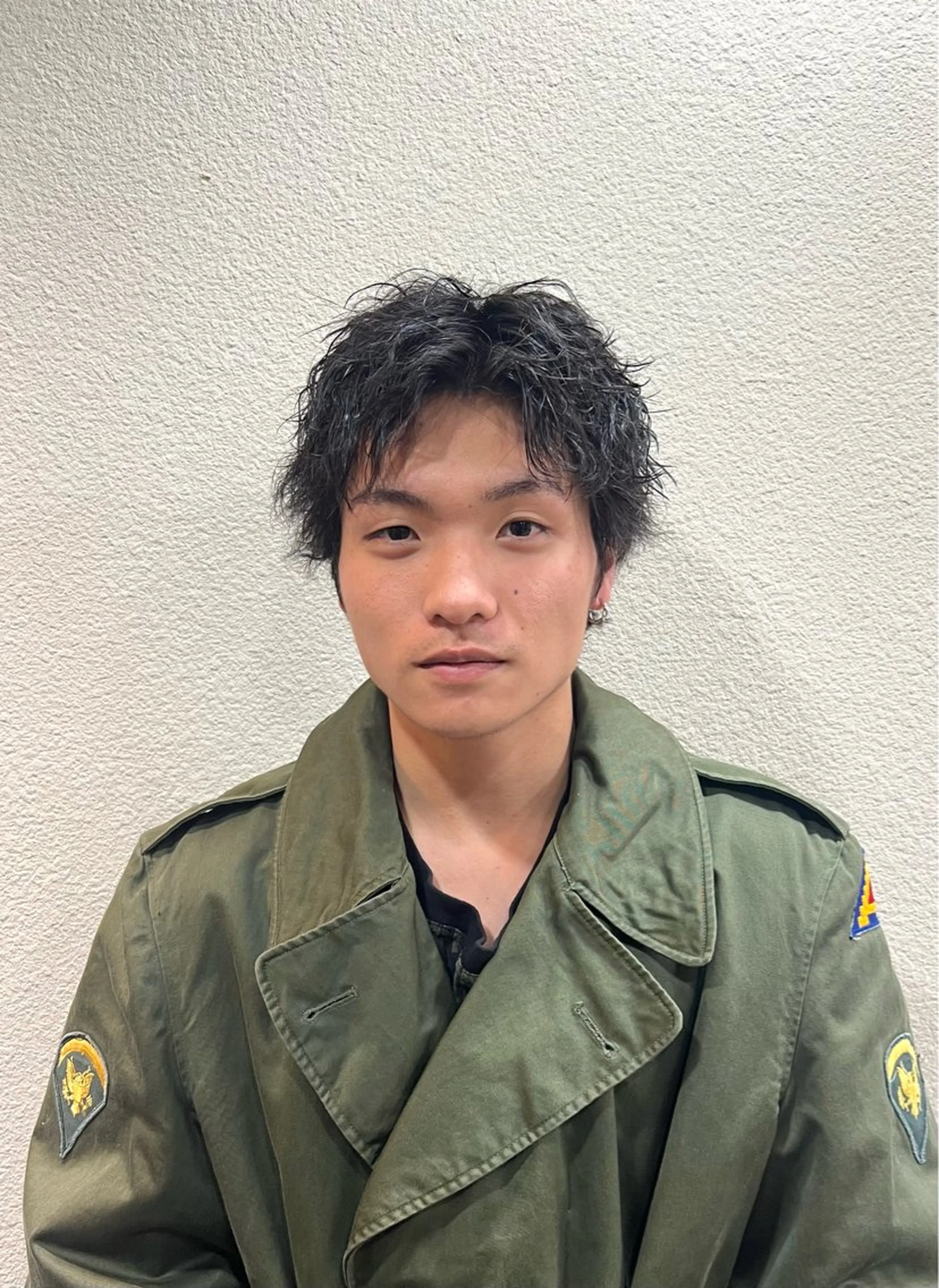 パーマ メンズ マッシュ メンズパーマ メンズツイストパーマ ツイストスパイラルパーマ 波巻きパーマ カット ヘアカラー ツイストスパイラル/ メンズパーマ/ハルキのヘアスタイル