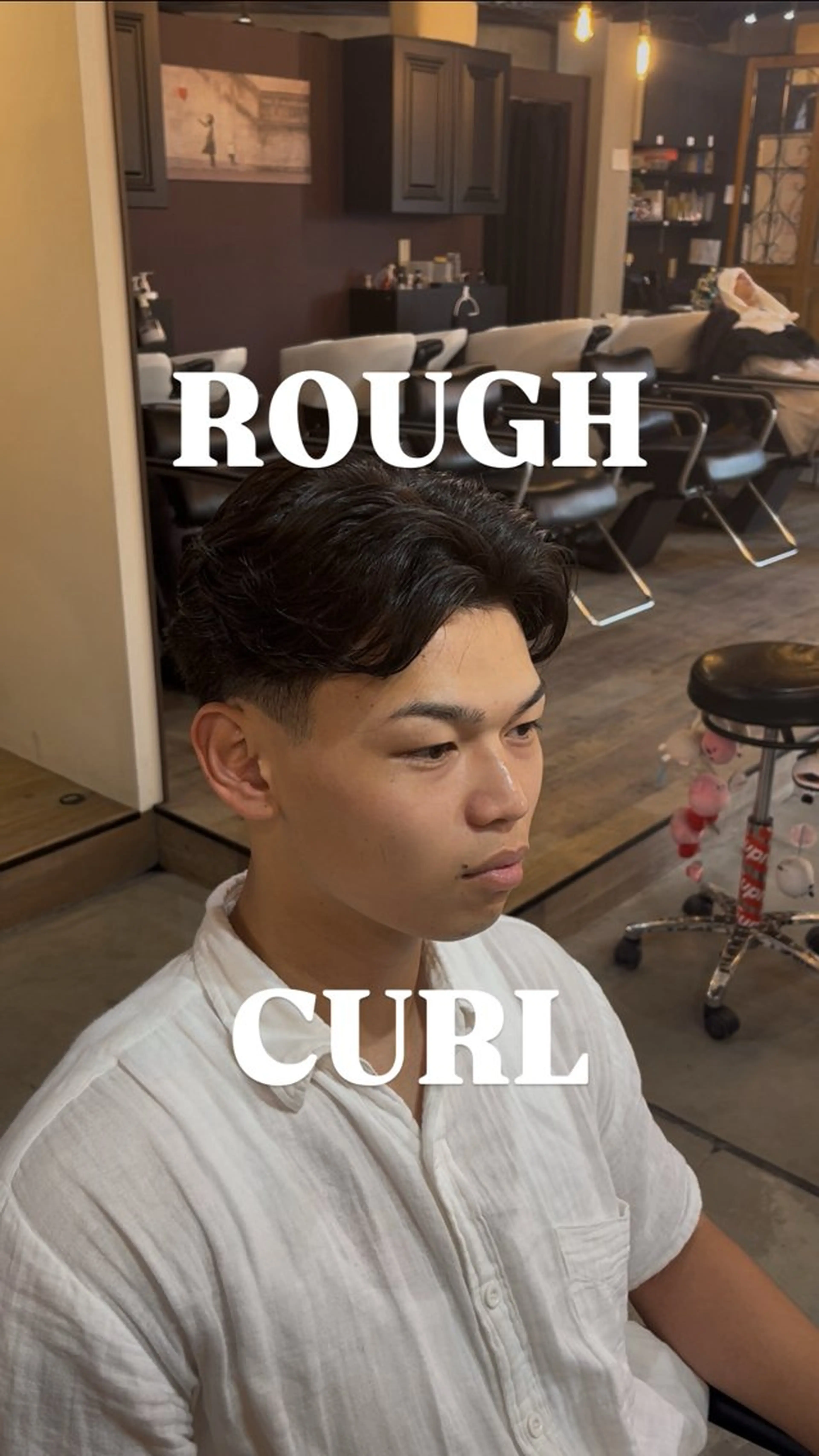 ショート パーマ メンズ 長島勇斗 💈メンズカット💈のヘアスタイル